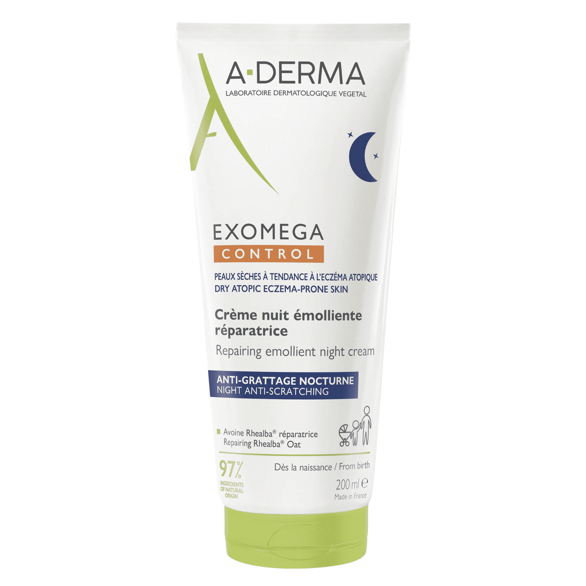 A-Derma Exomega Control Herstellende Emolliërende Nachtcrème A-Derma Exomega Control Herstellende Emolliërende Nachtcrème