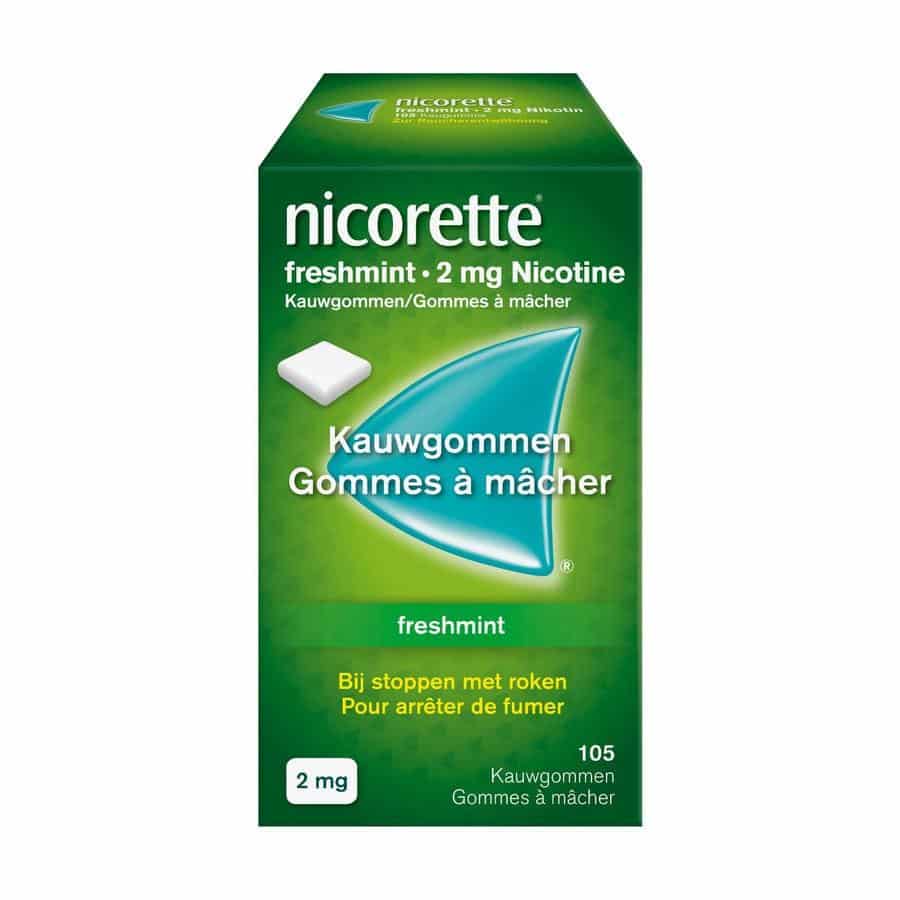 Nicorette Freshmint Kauwgom 2 mg Nicorette Freshmint Kauwgom 2 mg