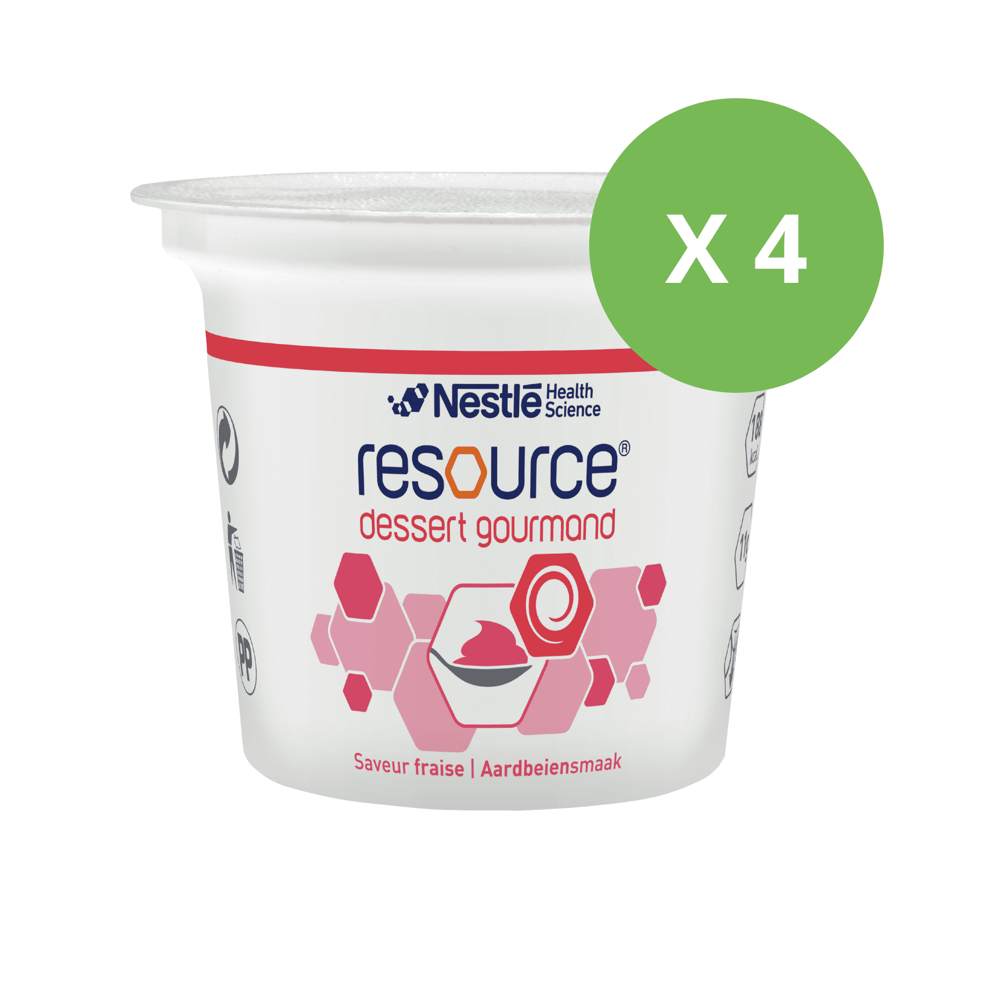 Nestlé Resource Dessert Gourmand 4 x 125 g