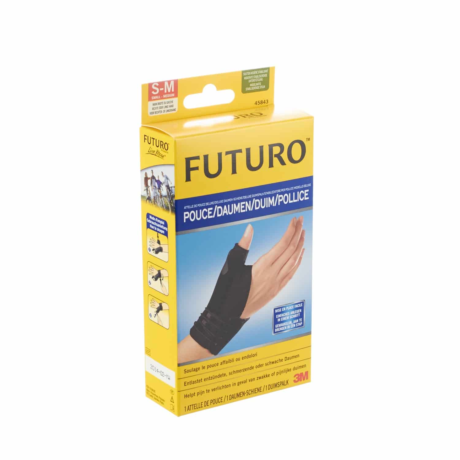 Futuro Duimspalk Deluxe Zwart S/M Futuro Duimspalk Deluxe Zwart S/M