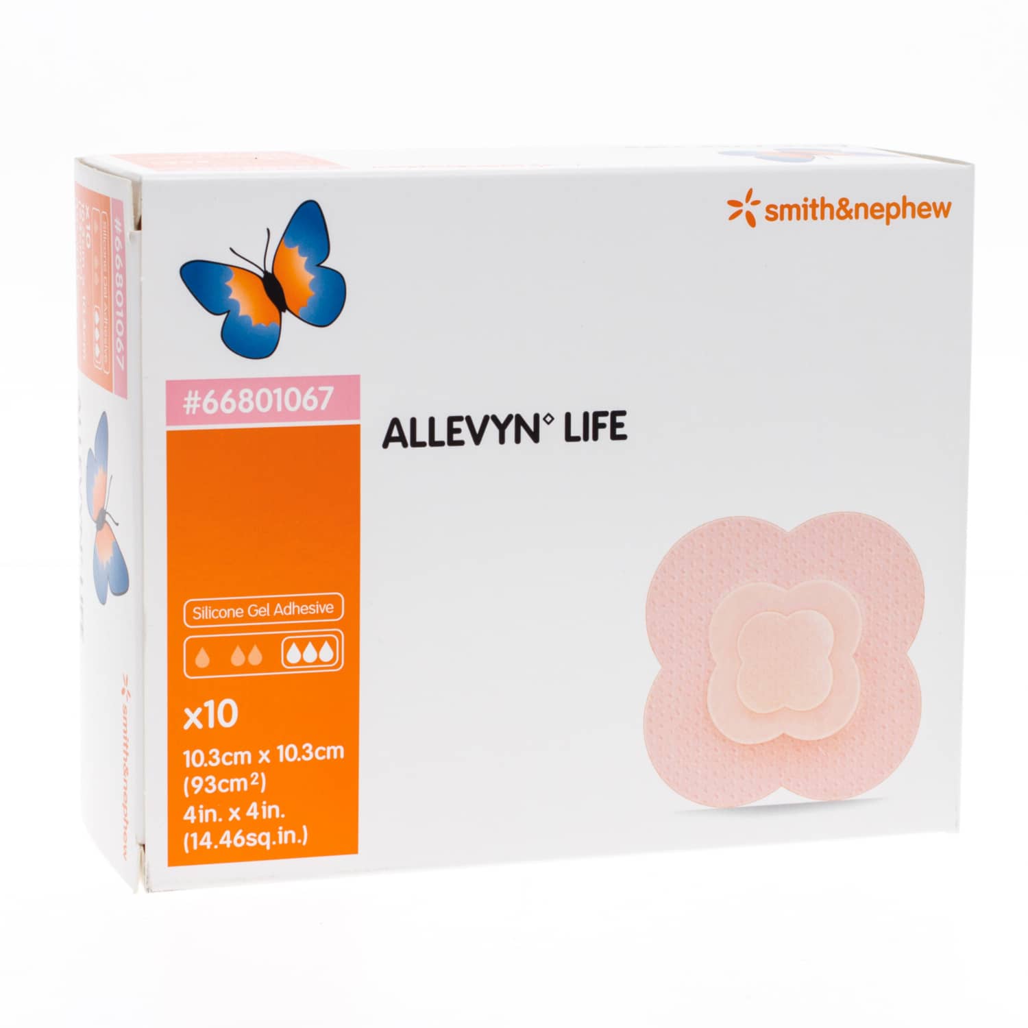 Allevyn Life Wondkompres 10,3 x 10,3 cm Allevyn Life Wondkompres 10,3 x 10,3 cm