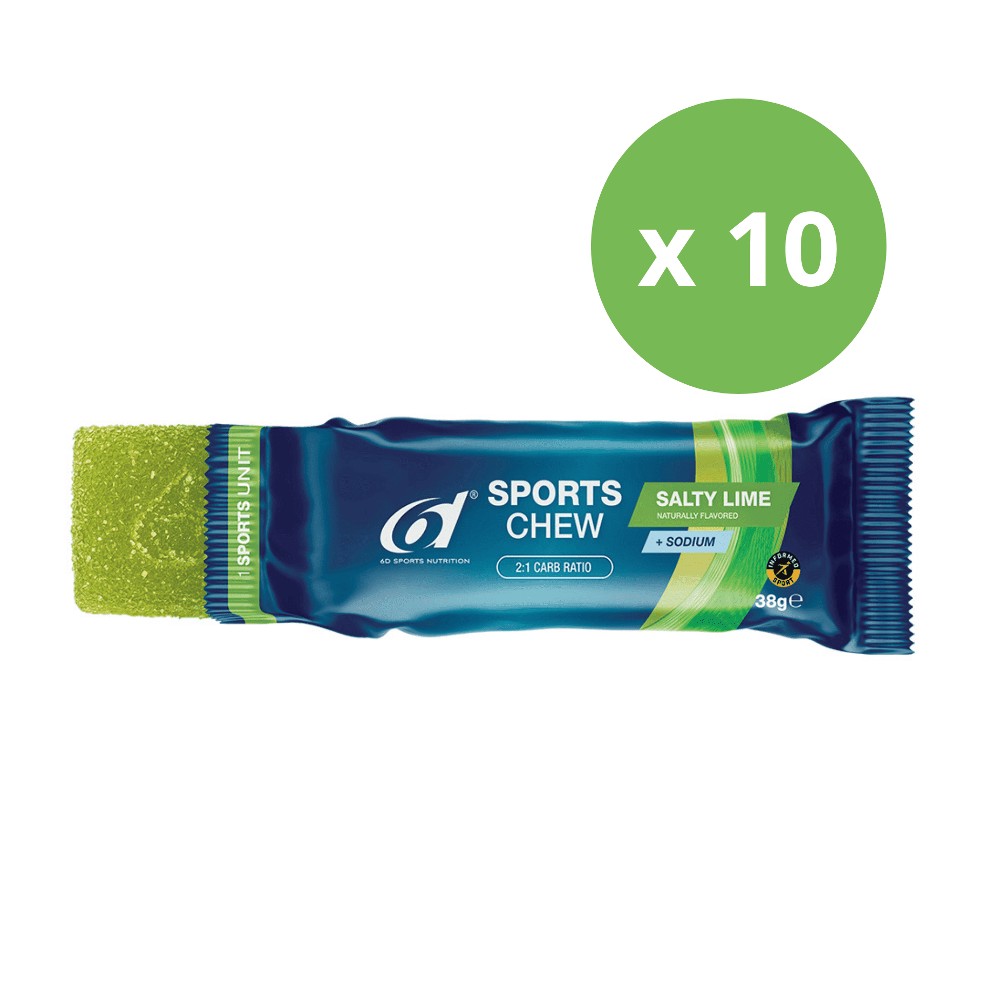 6d Sports Chew 10 x 38 g 6d Sports Chew 10 x 38 g