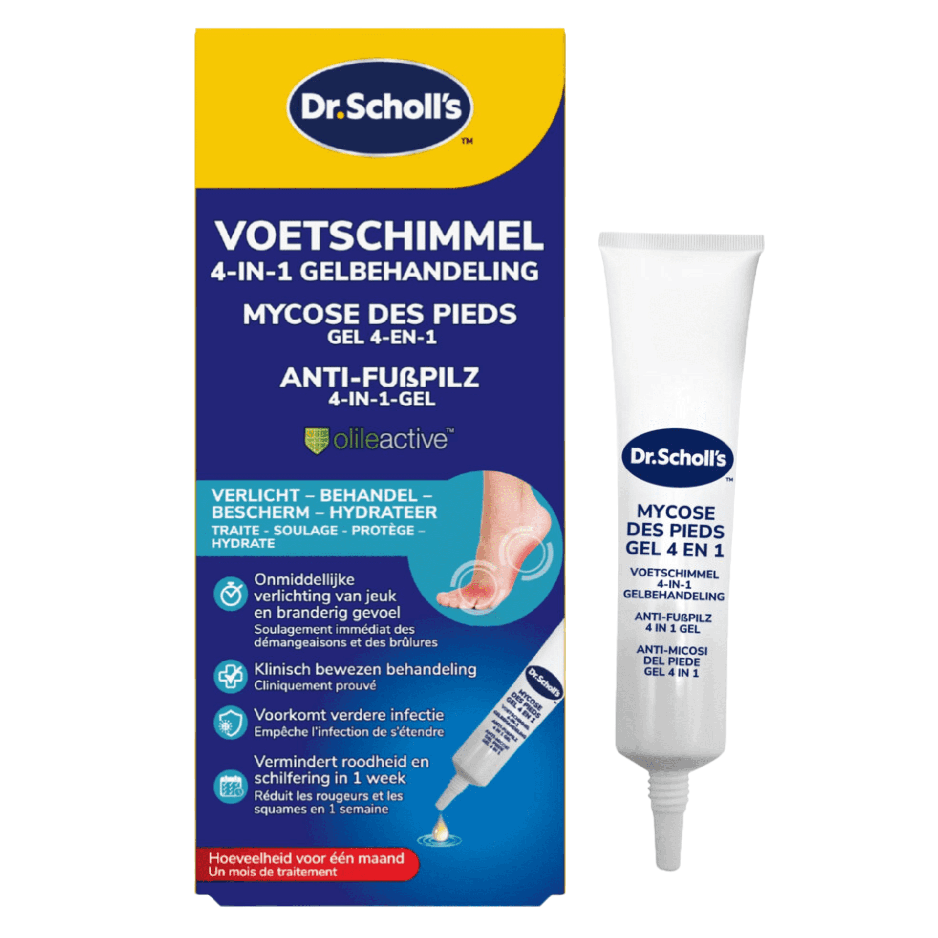 Dr. Scholl's Voetschimmel 4-in-1 Gelbehandeling