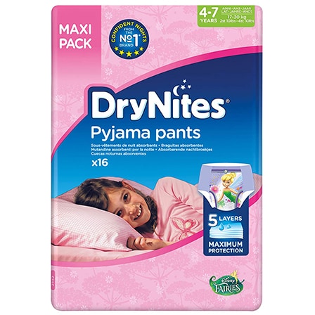 DryNites Girl L 4-7 Jaar