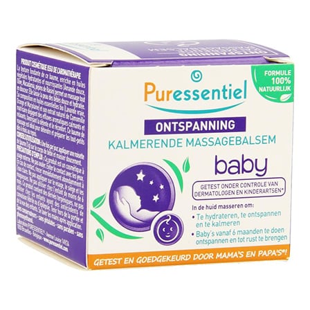 Puressentiel Ontspanning Kalmerende Massagebalsem Baby Puressentiel Ontspanning Kalmerende Massagebalsem Baby