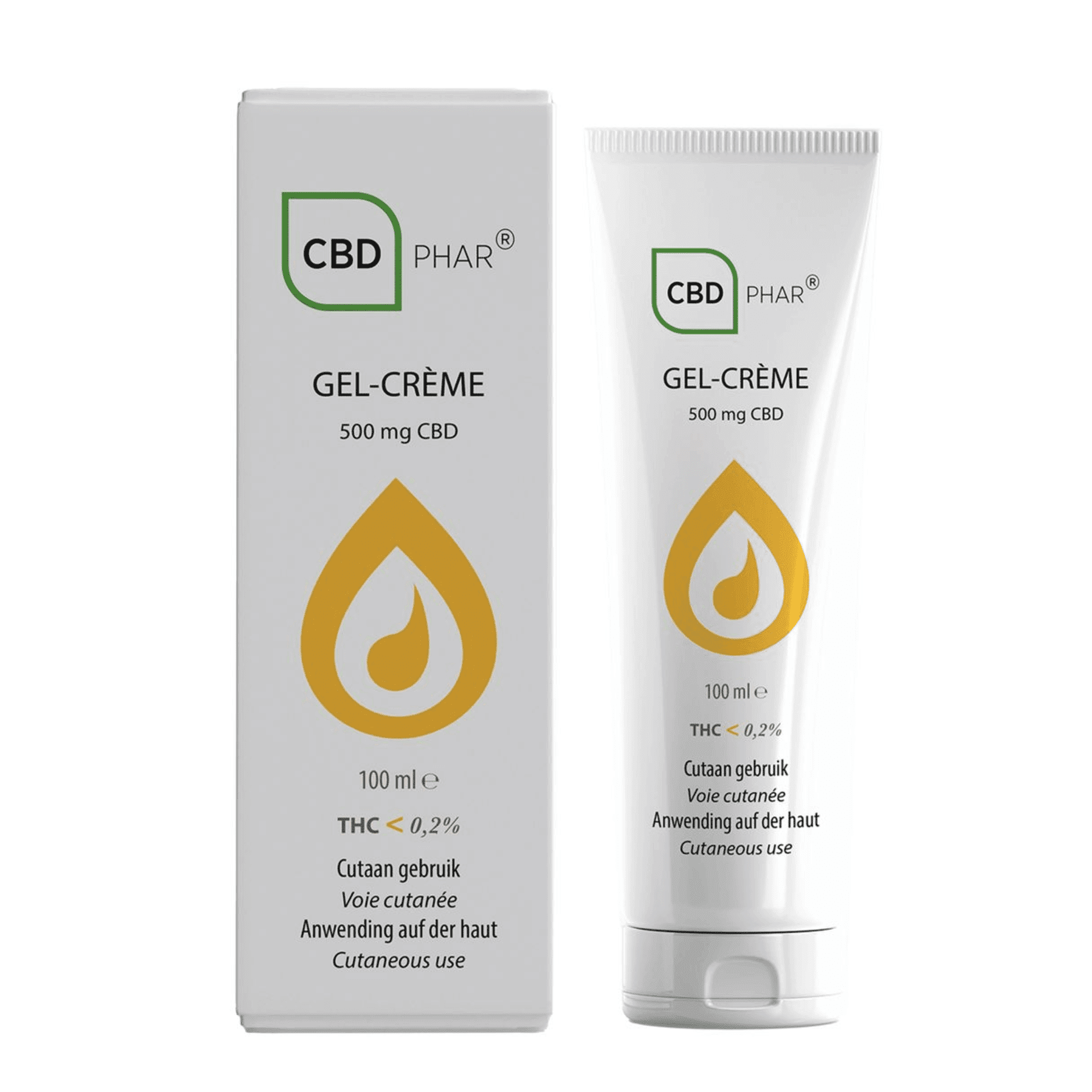 CBD-Phar Gel-Crème 500 mg CBD
