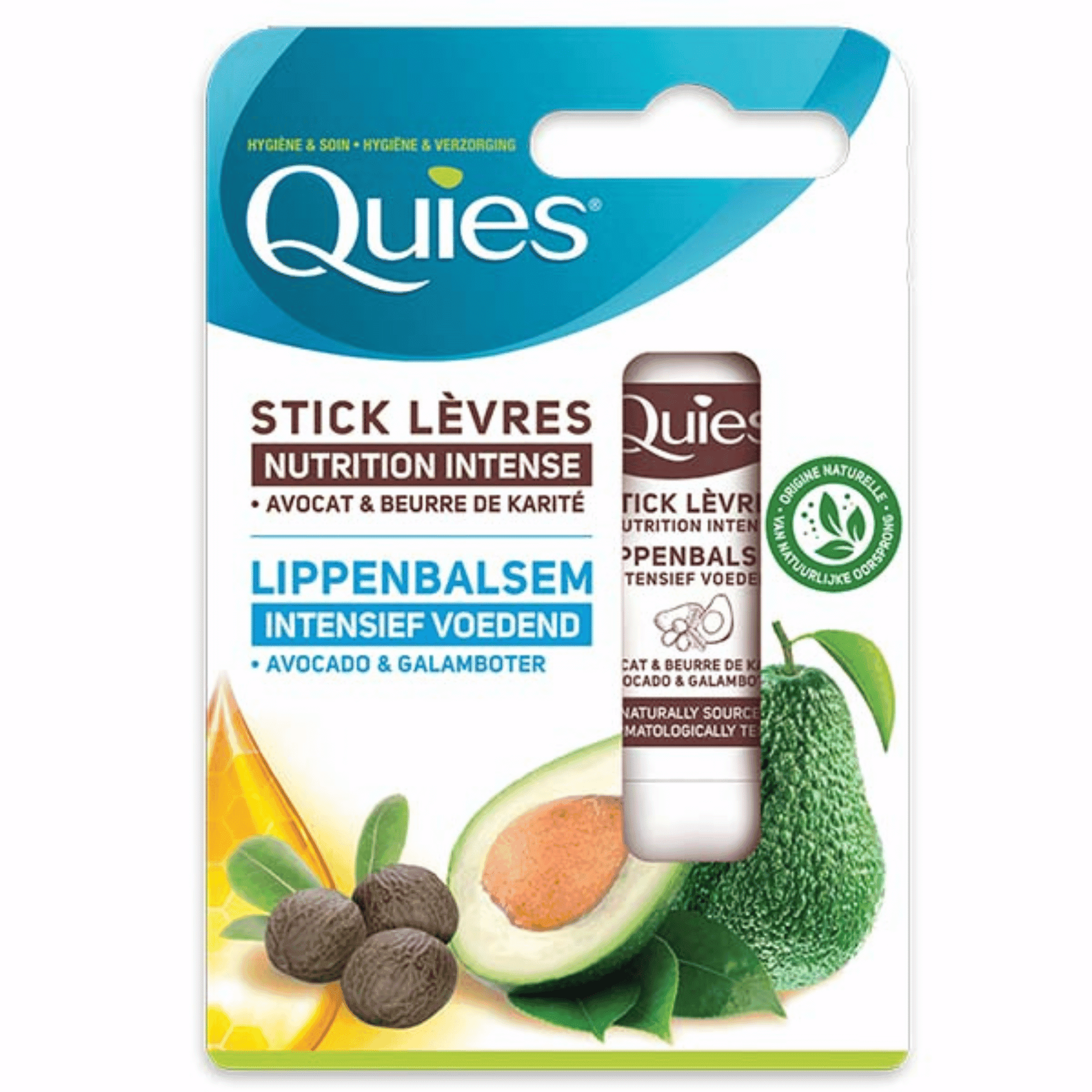 Quies Stick Levres Regenerant Avocat&beure Karite Quies Stick Levres Regenerant Avocat&beure Karite