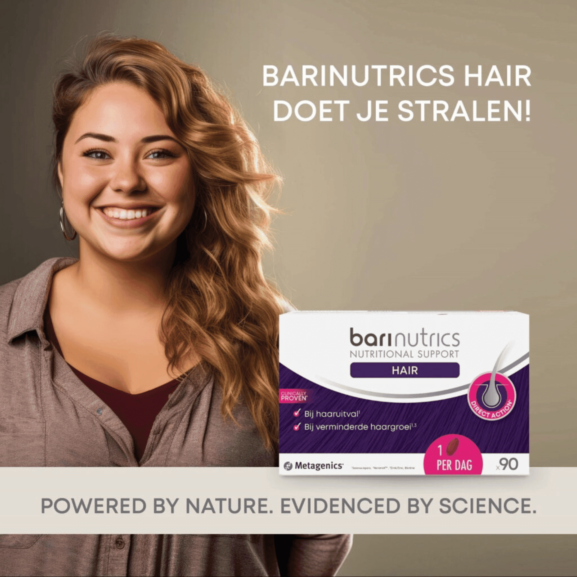 Barinutrics Hair Caps 90 Metagenics