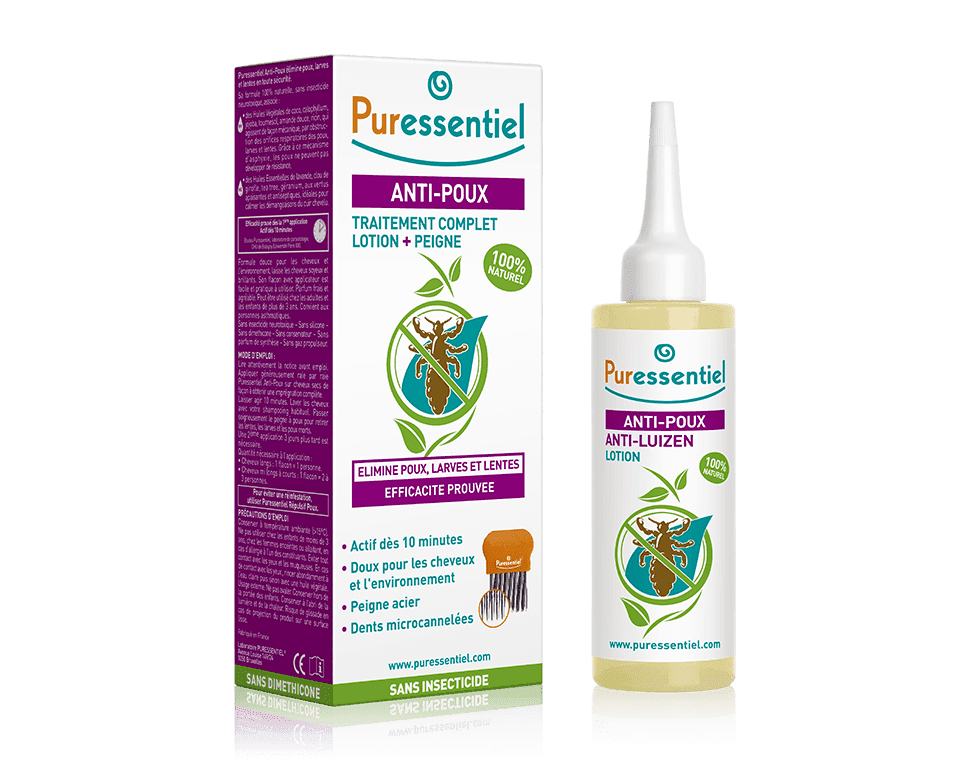 Puressentiel Anti-Luizen Lotion met Luizenkam Puressentiel Anti-Luizen Lotion met Luizenkam