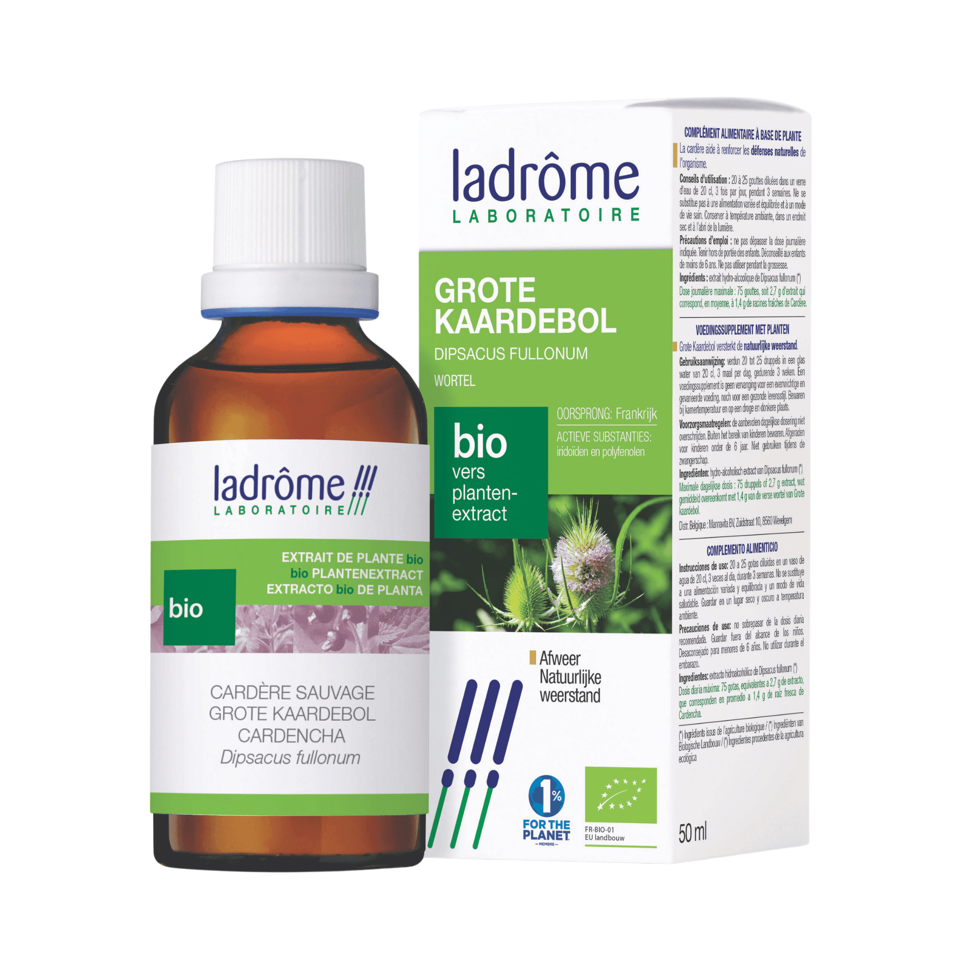 Ladrome Cardere Sauvages-dipsacus Fullon.rac. 50ml