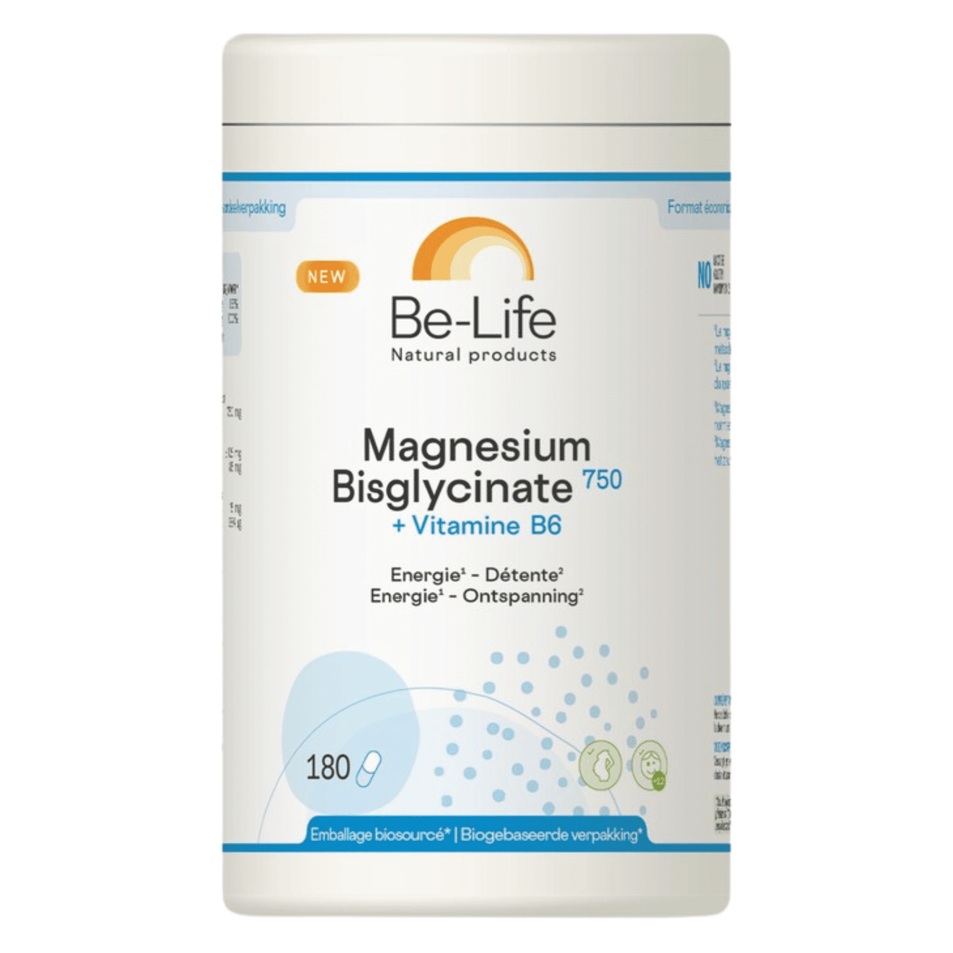 Be-Life Magnesium Bisglycinate 750 + Vitamine B6 Be-Life Magnesium Bisglycinate 750 + Vitamine B6