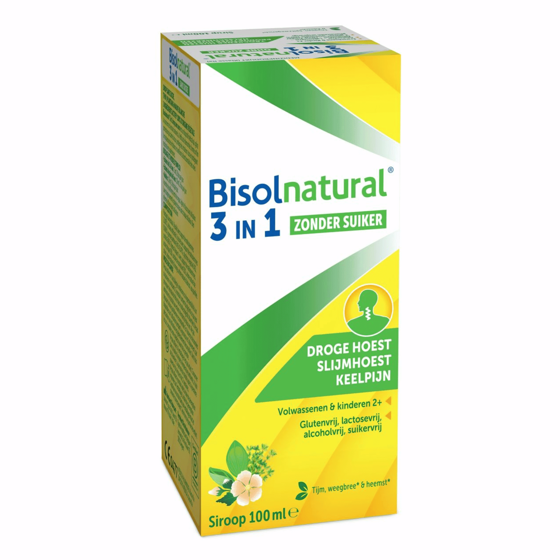 Bisolnatural 3 in 1 Siroop zonder Suiker