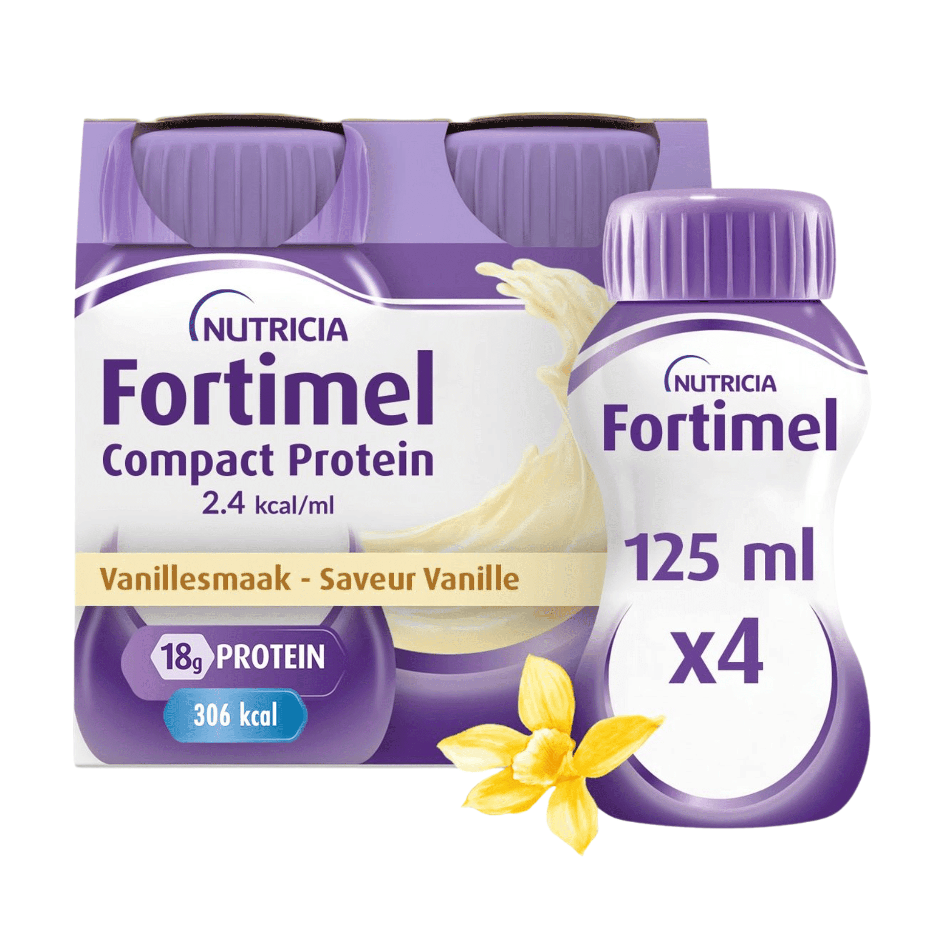 Fortimel Compact Protein 2.4 kcal/ml 4 x 125 ml