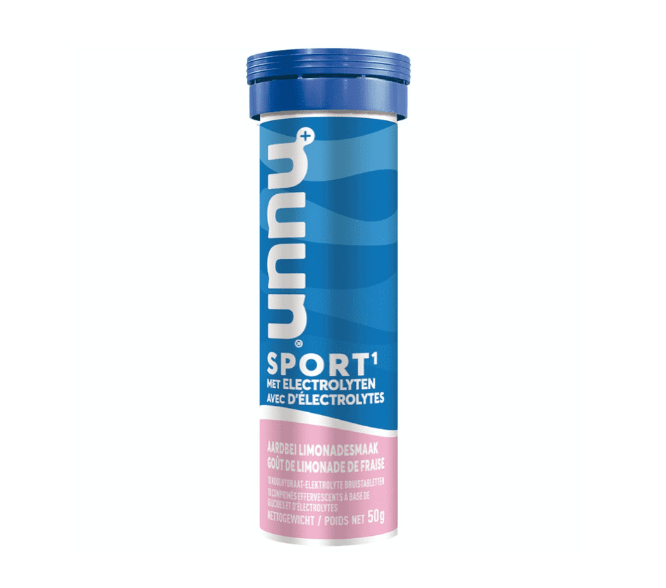 Nuun Sport Aardbeilimonadesmaak 10 bruistabletten Nuun Sport Aardbeilimonadesmaak 10 bruistabletten