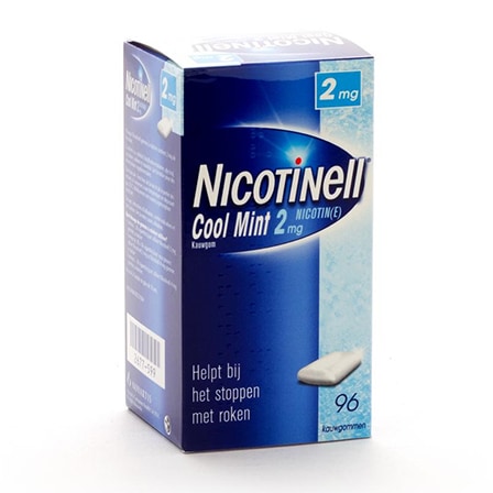 Nicotinell Cool Mint 2 mg Kauwgom Nicotinell Cool Mint 2 mg Kauwgom