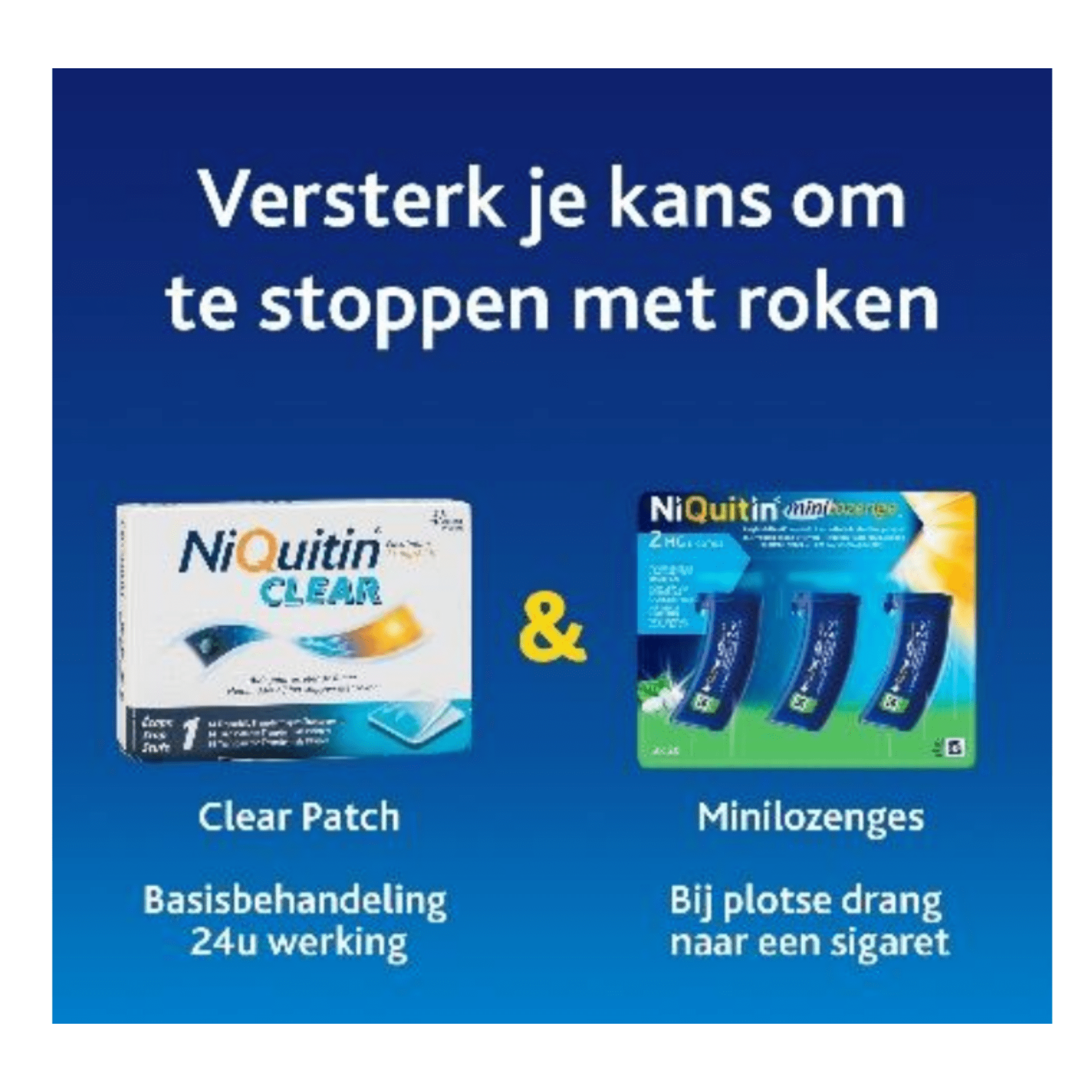 NiQuitin Clear Patches 21 mg