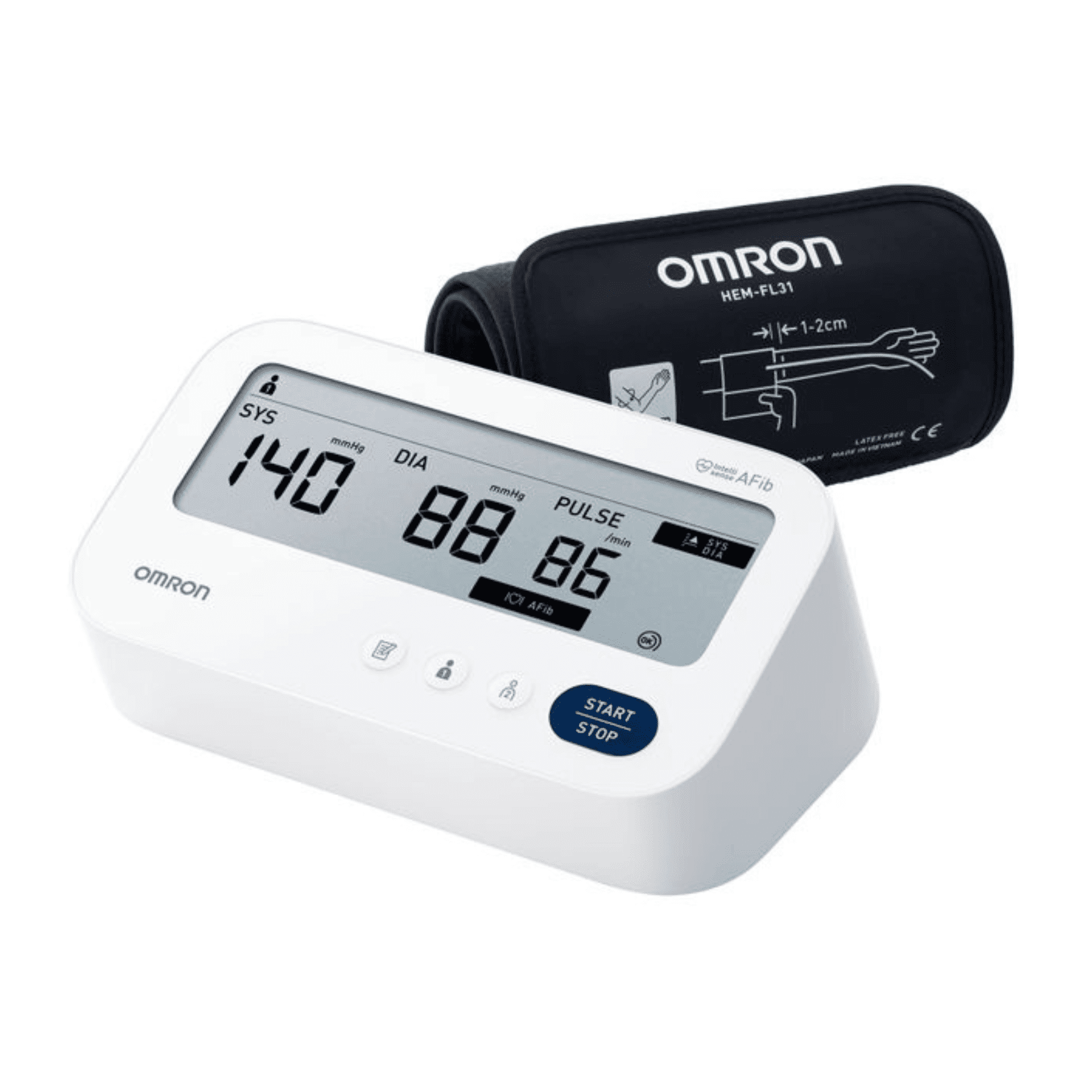 Omron M3 Comfort AFib Automatische Bloeddrukmeter Arm
