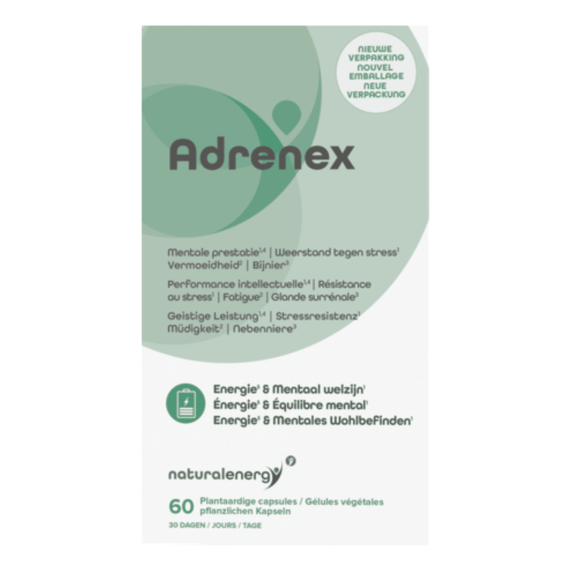 Adrenex Caps 60 Natural Energy Labophar