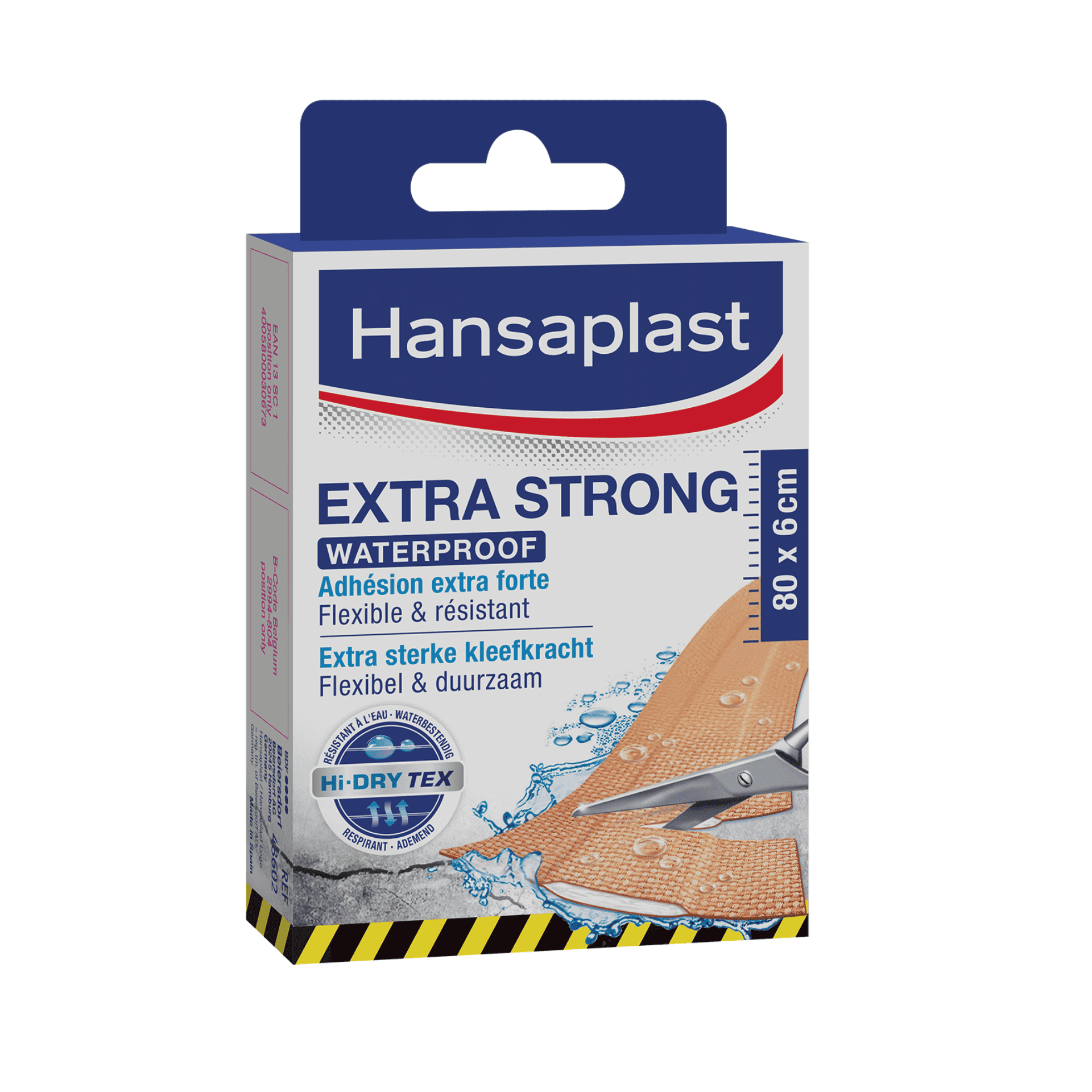 Hansaplast Extra Strong Waterproof 80 x 6 cm 1 stuk