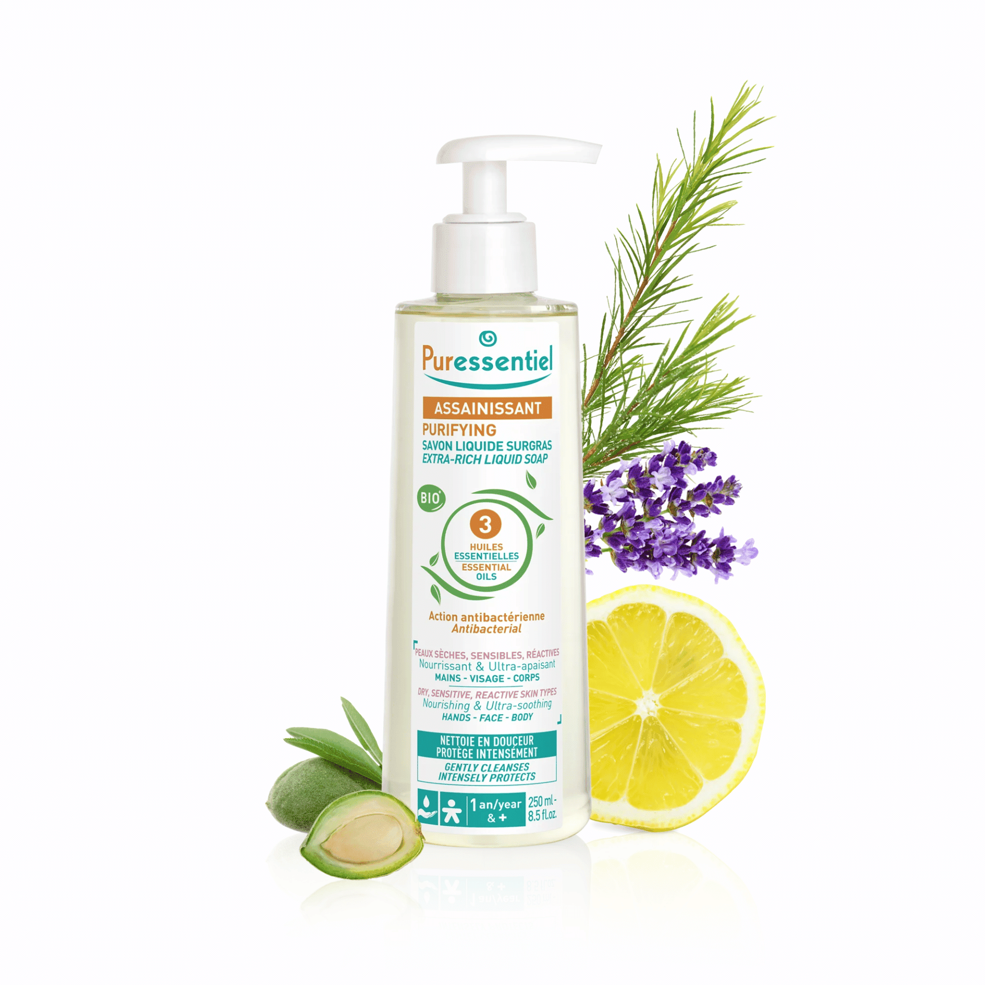 Puressentiel Zuiverend Overvette Vloeibare Zeep Puressentiel Zuiverend Overvette Vloeibare Zeep