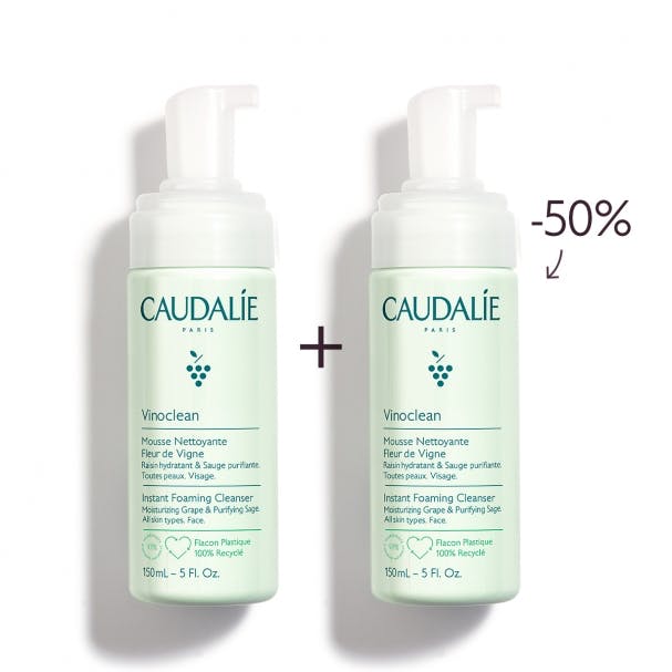 Caudalie Vinoclean Reinigende Mousse Promo* 2 x 150 ml