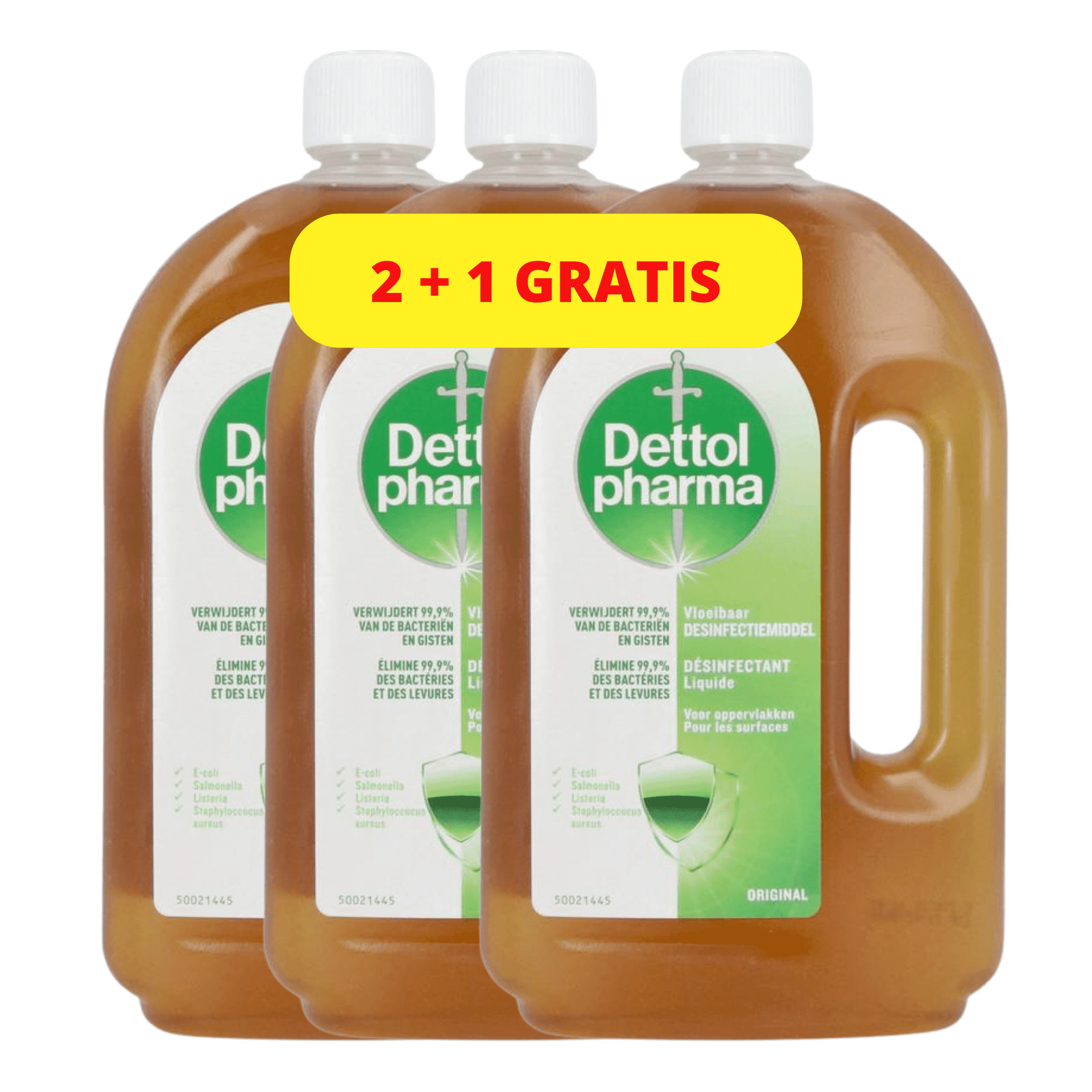 Dettolpharma Desinfectant Liquide Surfaces 2l+1l