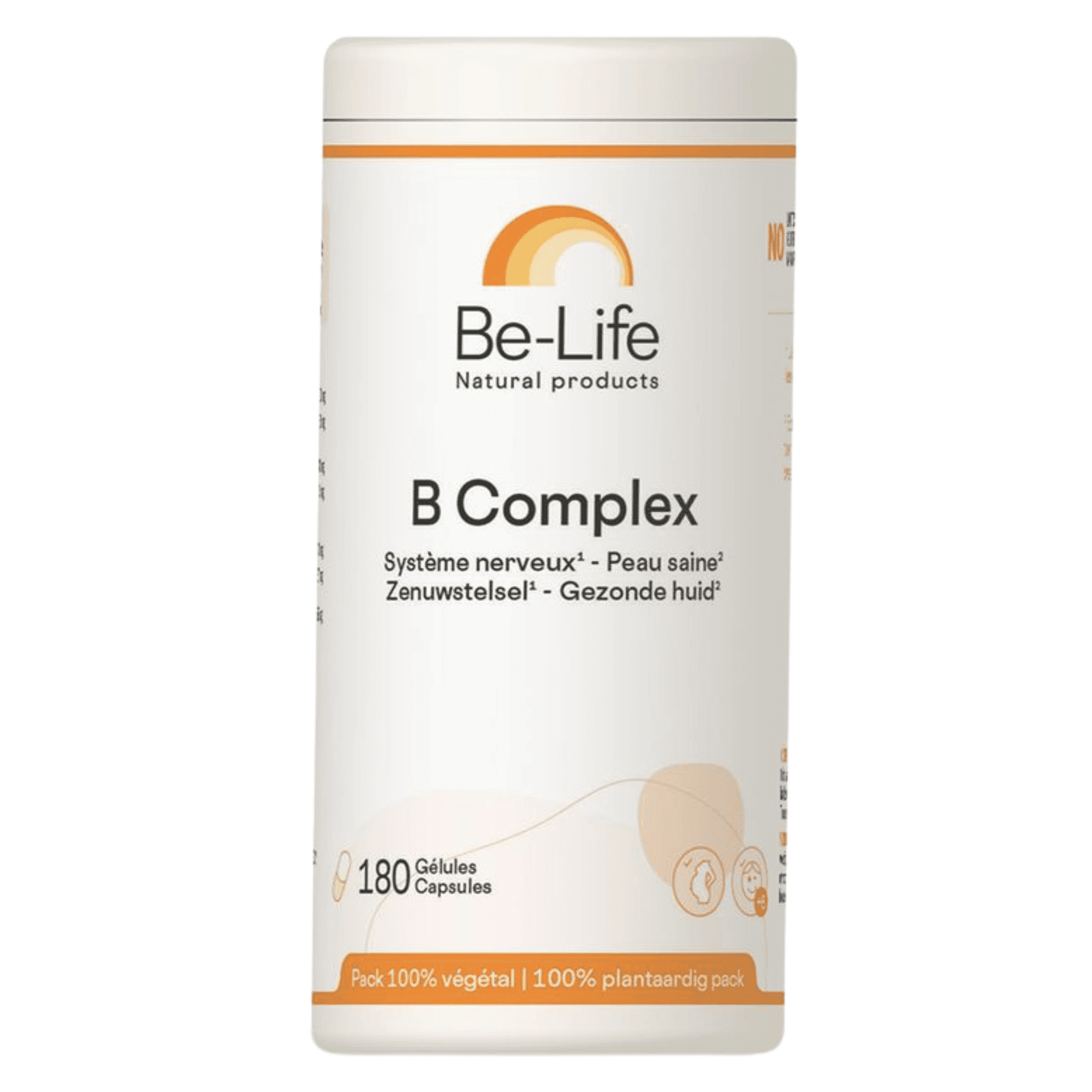 B Complex Vitamin Be Life Nf Caps 180 Remp.2750842
