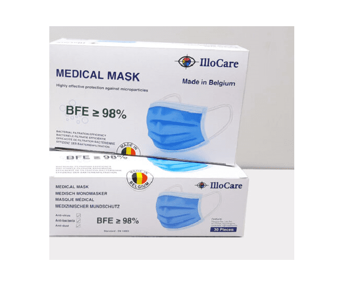 Illocare Chirurgisch Mondmasker Zwart Illocare Chirurgisch Mondmasker Zwart