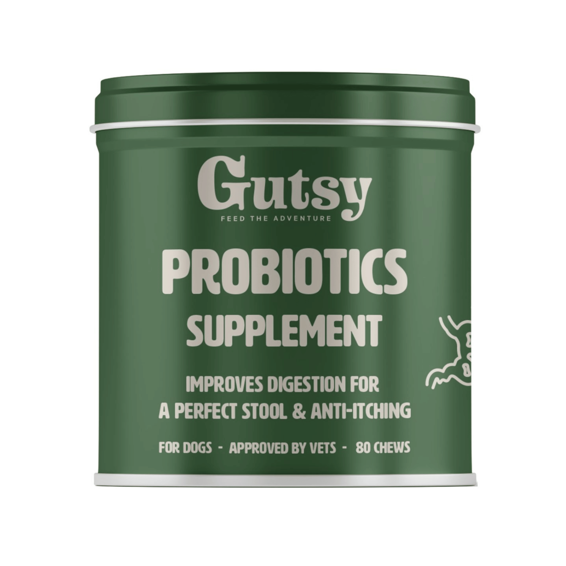 Gutsy Probiotics Supplement Chews 80 Gutsy Probiotics Supplement Chews 80