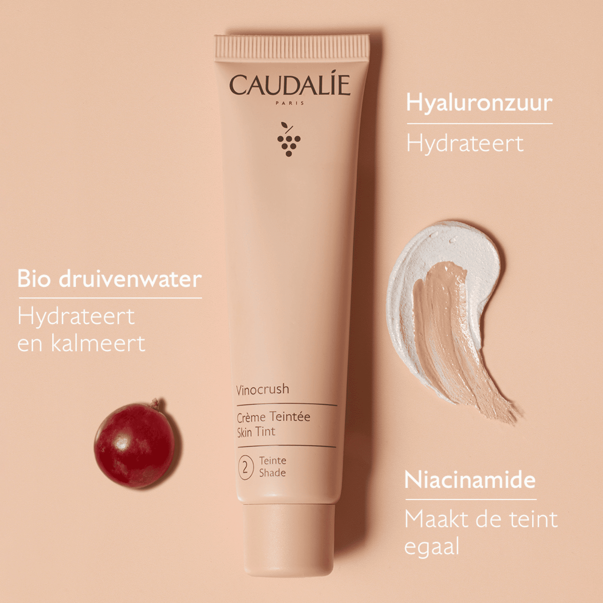 Caudalie Vinocrush Getinte Crème 30 ml Caudalie Vinocrush Getinte Crème 30 ml