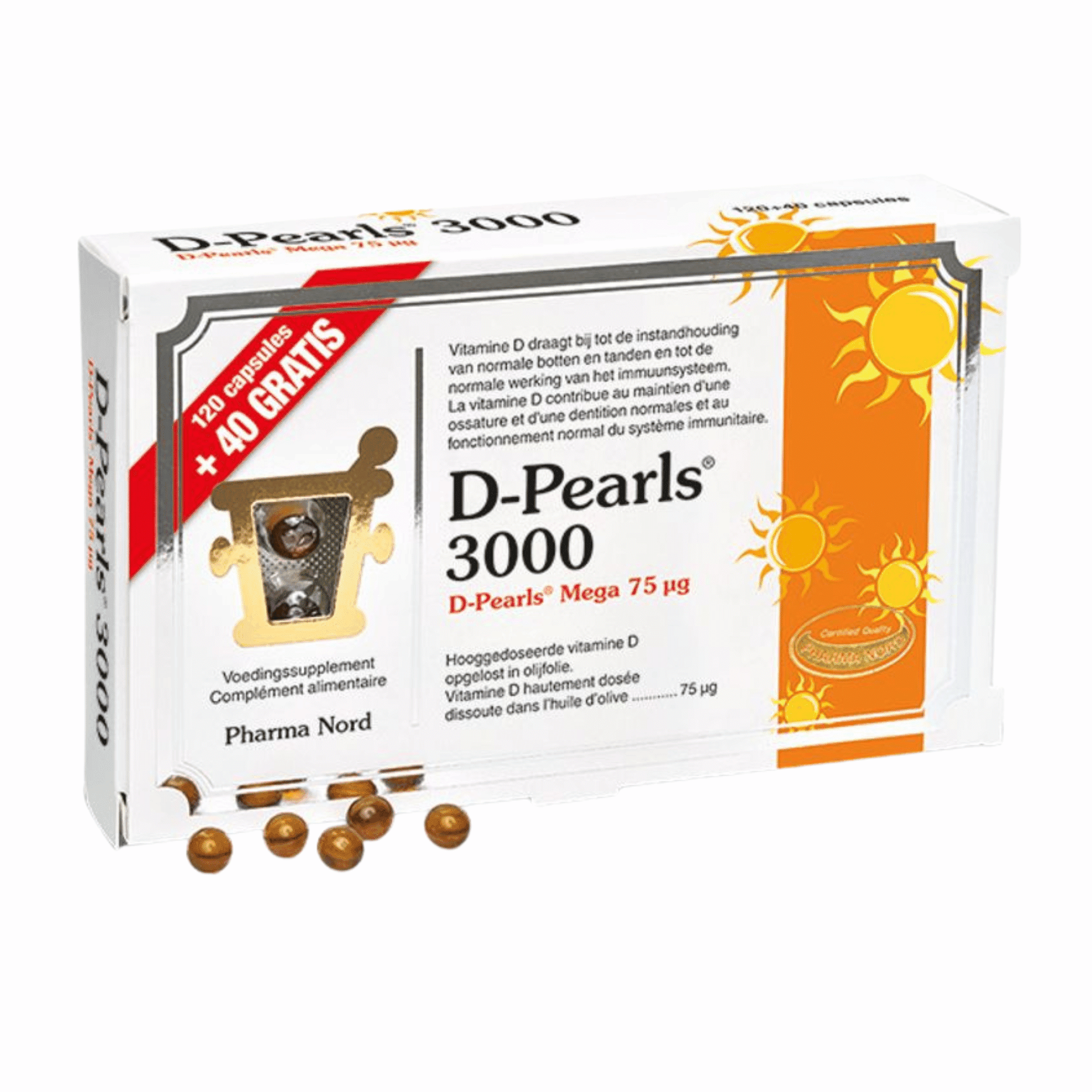 D-pearls 3000 Caps 120+40