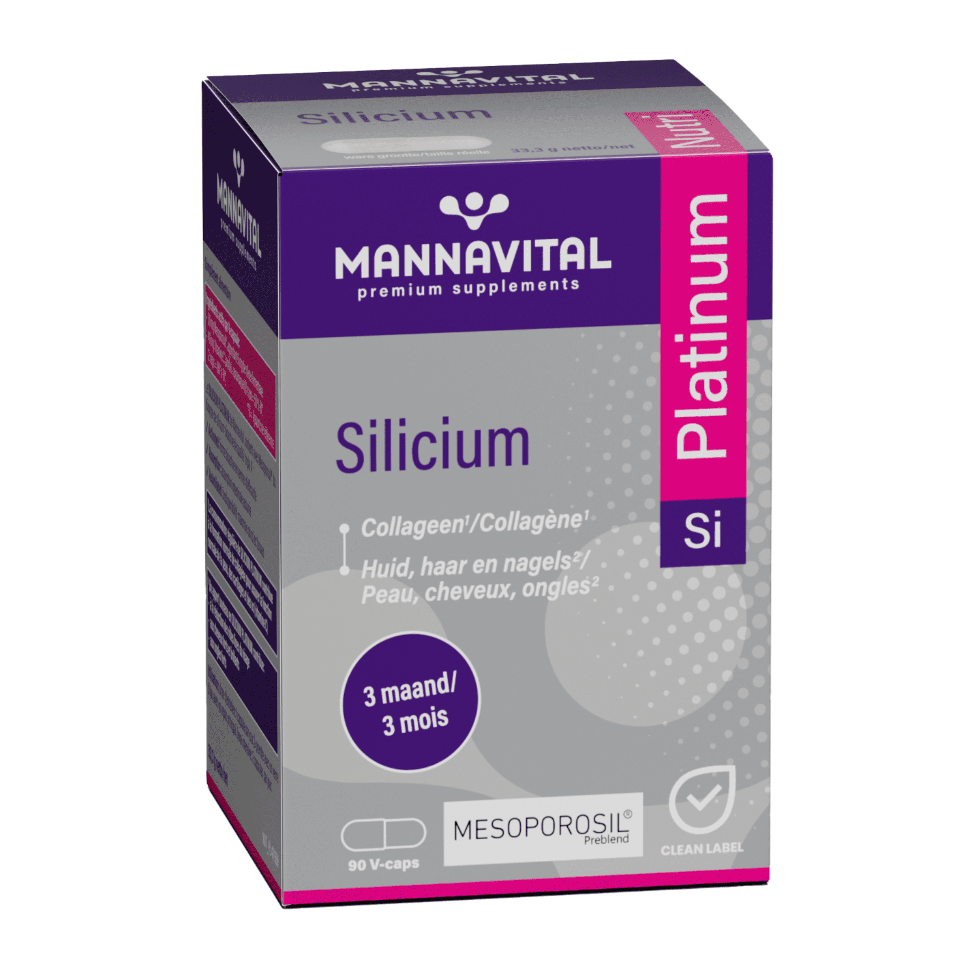 Mannavital Silicium V-caps 90
