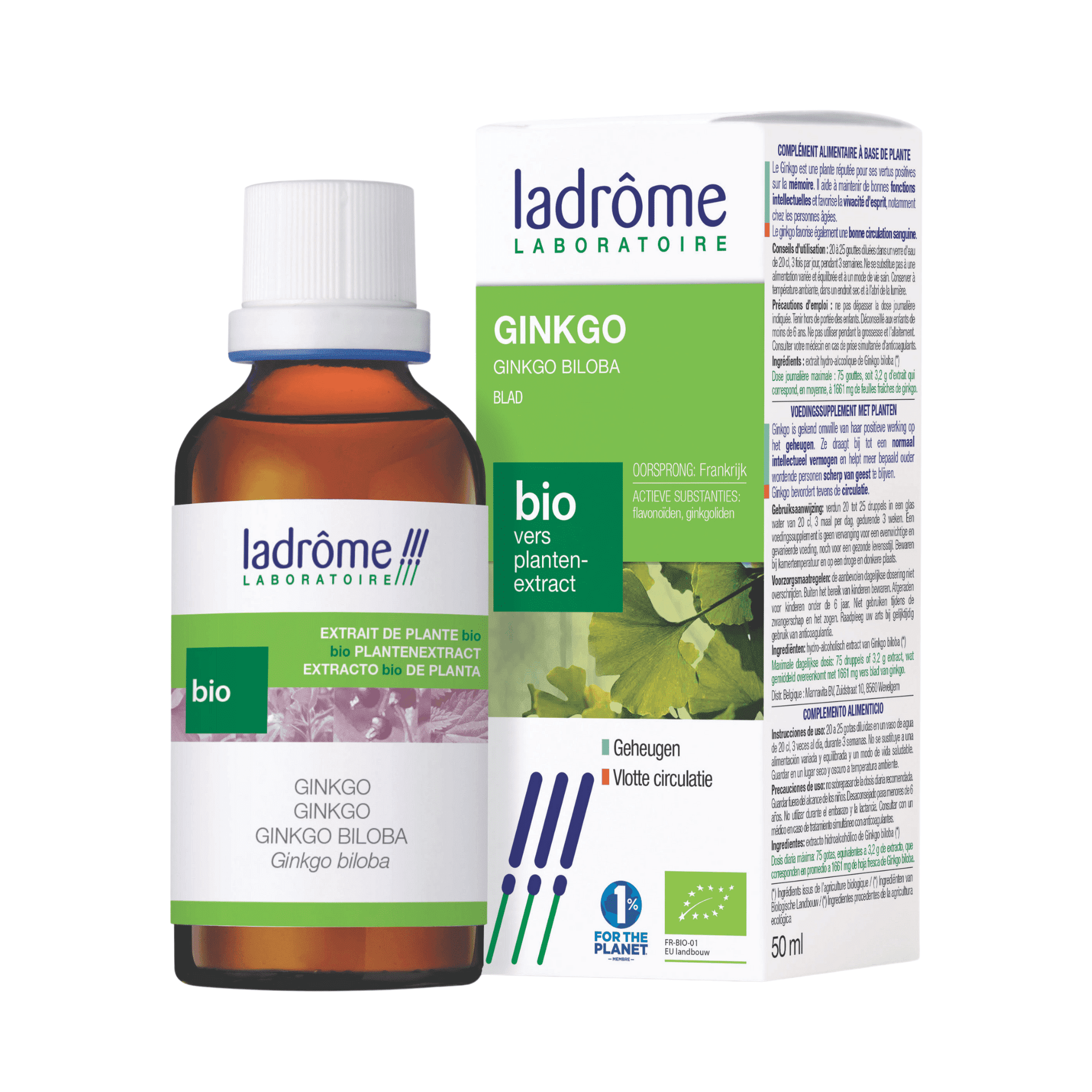 Ladrôme Bio Plantenextract Ginkgo