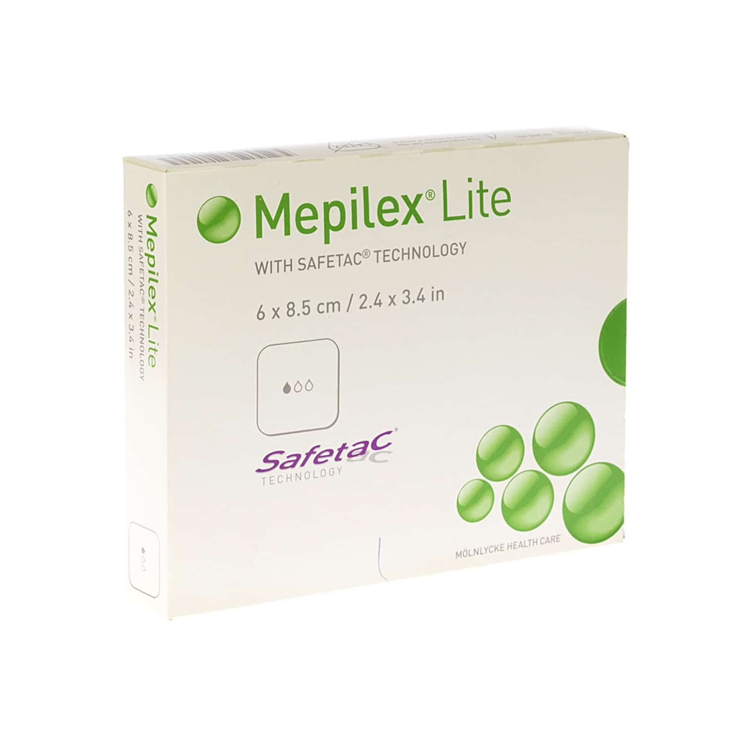 Mepilex Lite Dun Verband 6 x 8,5 cm Mepilex Lite Dun Verband 6 x 8,5 cm