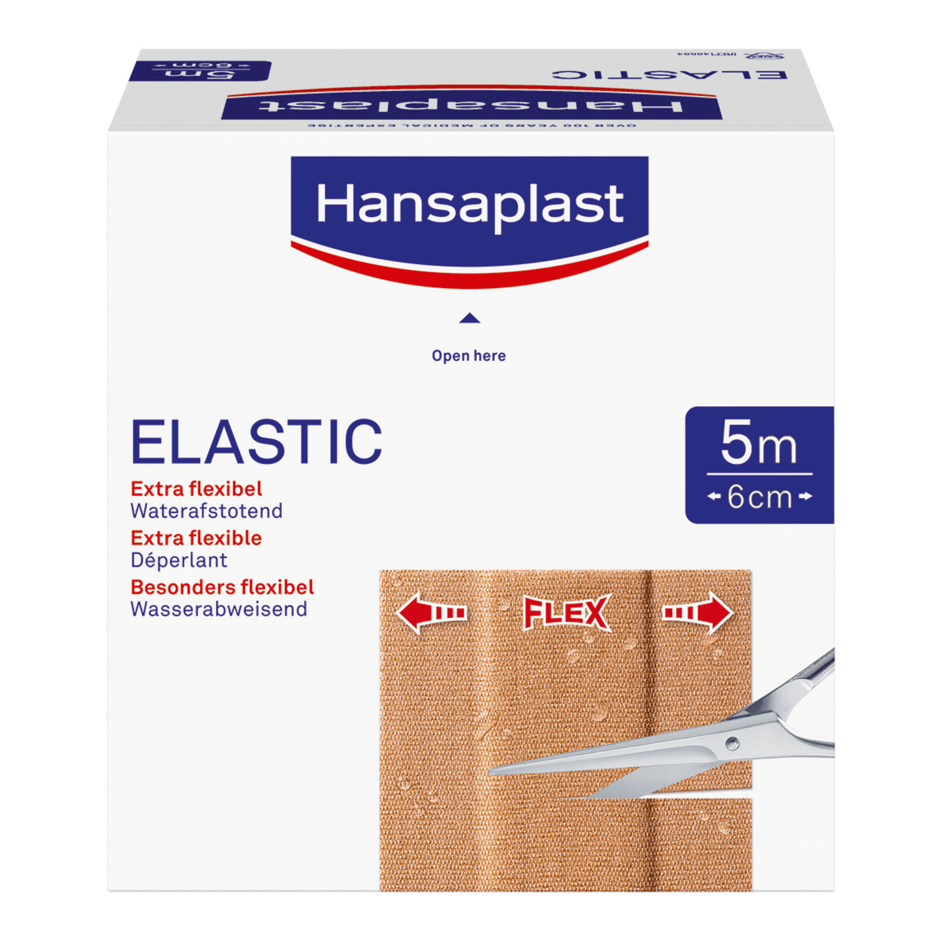 Hansaplast Elastic Pleister 5 m x 6 cm Hansaplast Elastic Pleister 5 m x 6 cm