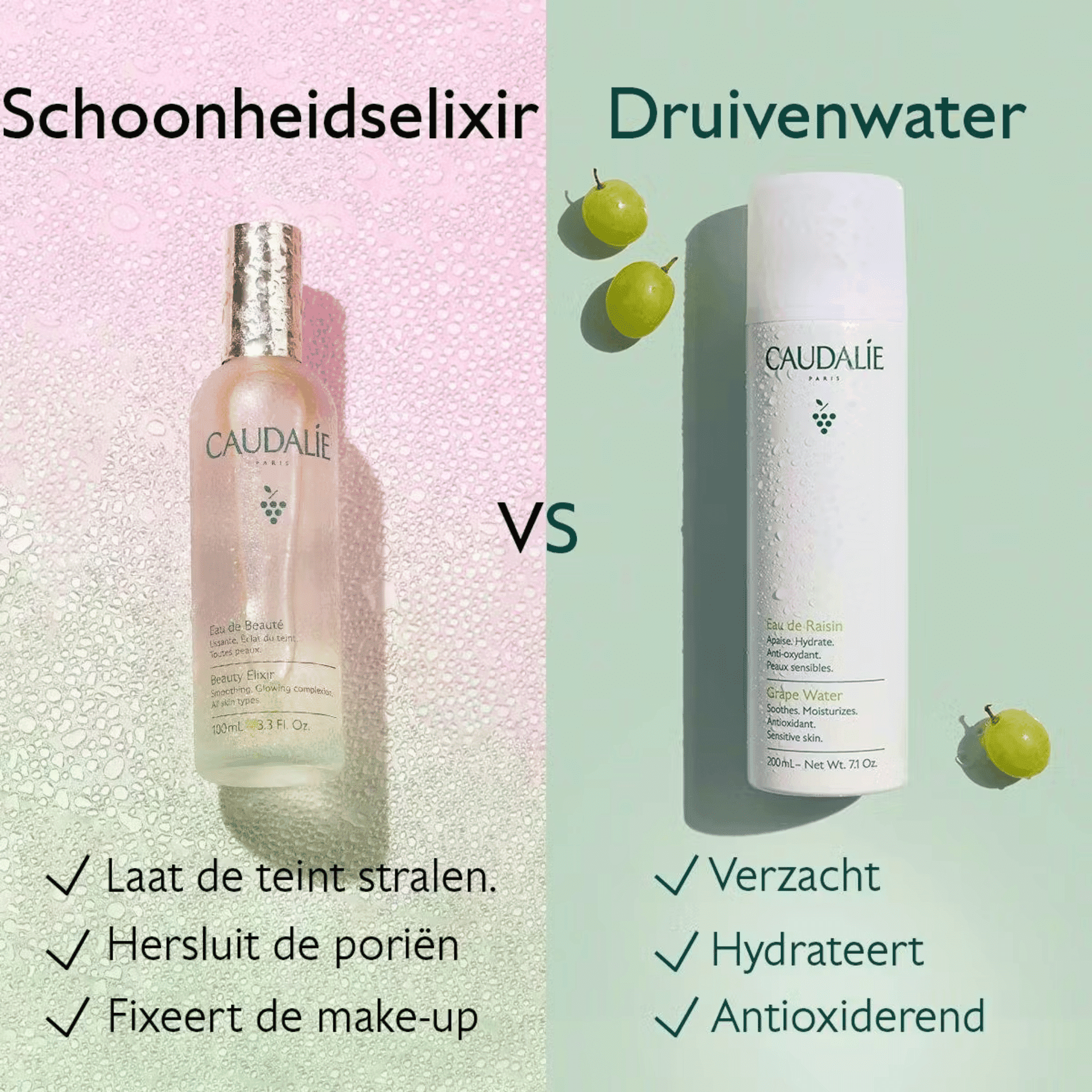 Caudalie Druivenwater Caudalie Druivenwater