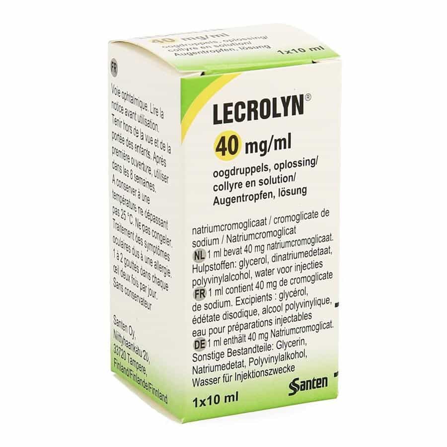 Lecrolyn 40 mg/ml Oogdruppels
