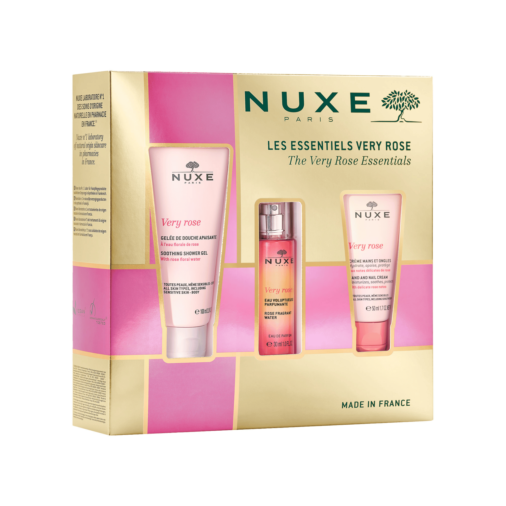 Nuxe Coffret Very Rose Noel 24 3 Prod.