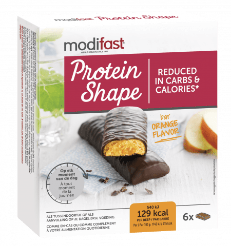 Modifast Protein Shape Reep Sinaasappel & Pure Chocolade