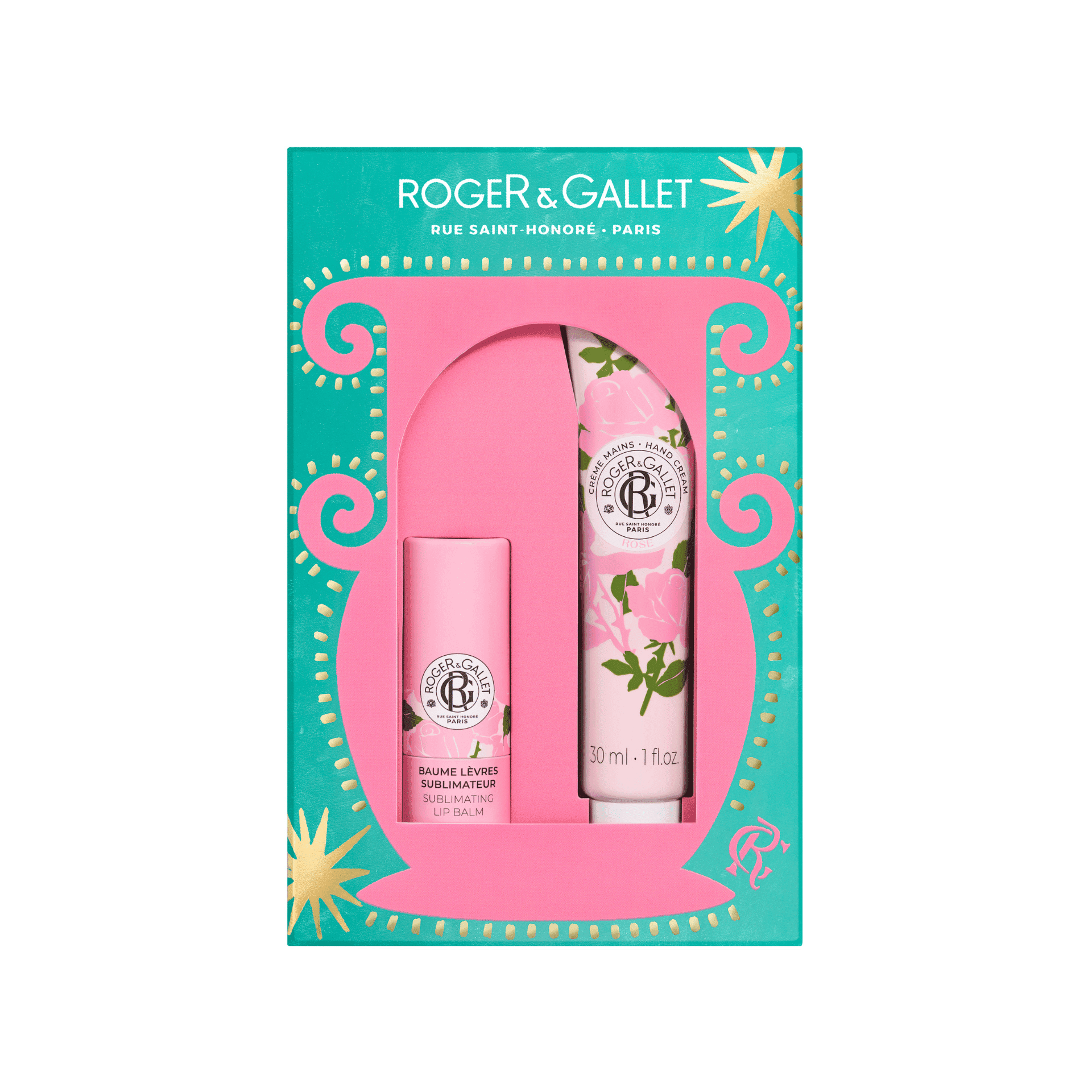 Roger & Gallet Lippenbalsem + Handcrème Geschenkset Roger & Gallet Lippenbalsem + Handcrème Geschenkset