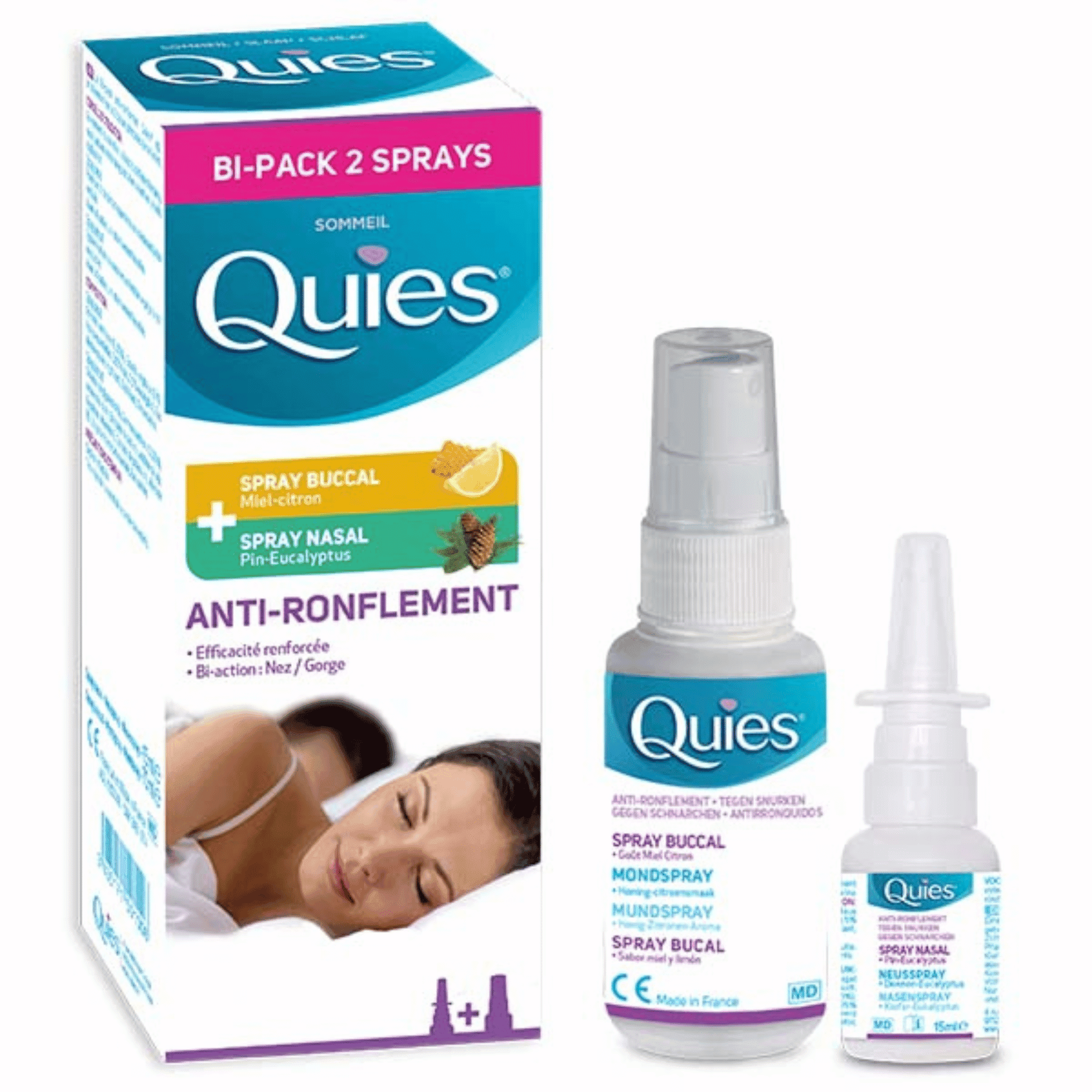 Quies Bi-Pack tegen Snurken Quies Bi-Pack tegen Snurken