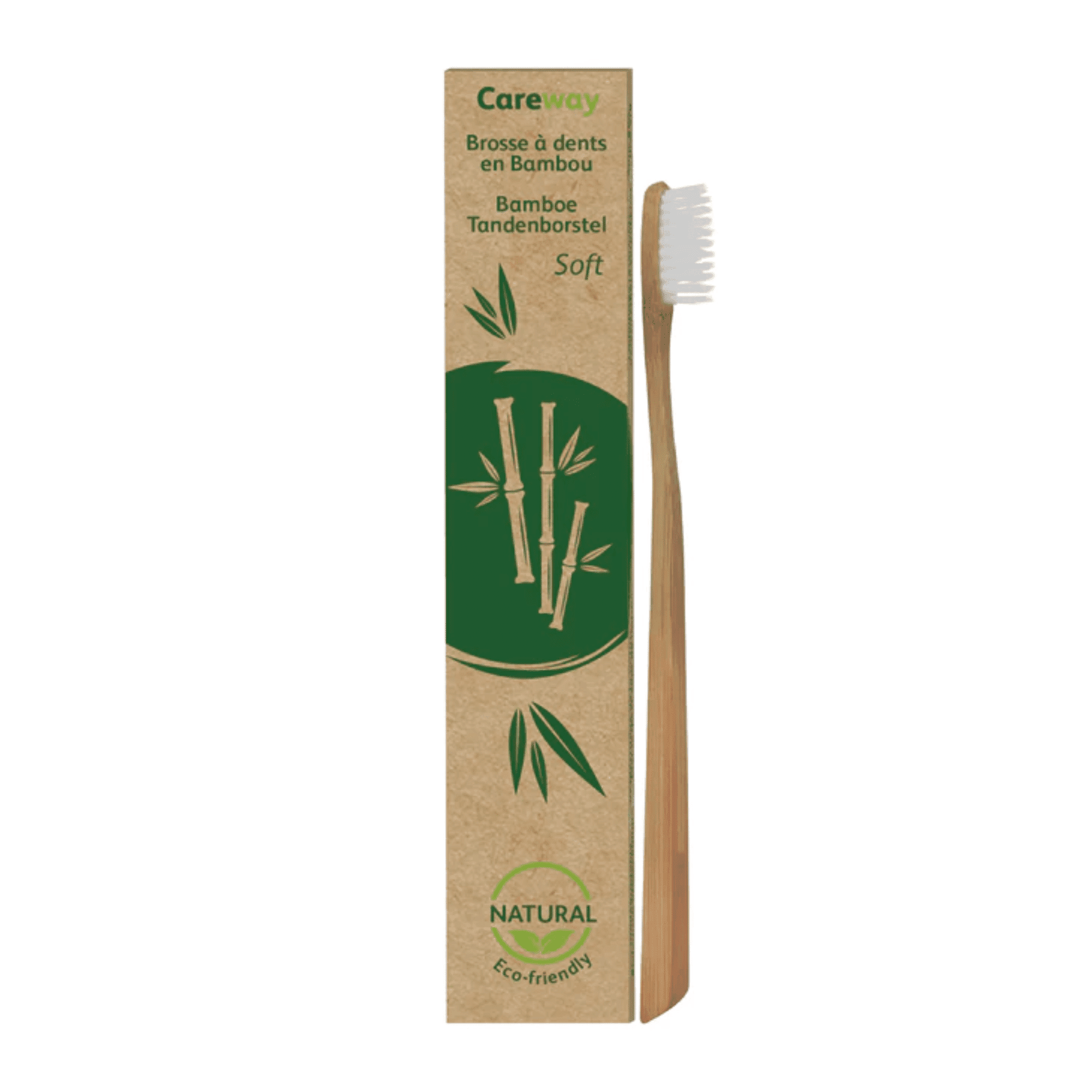 Careway Oral Brosse Dents Bambou Soft Careway Oral Brosse Dents Bambou Soft