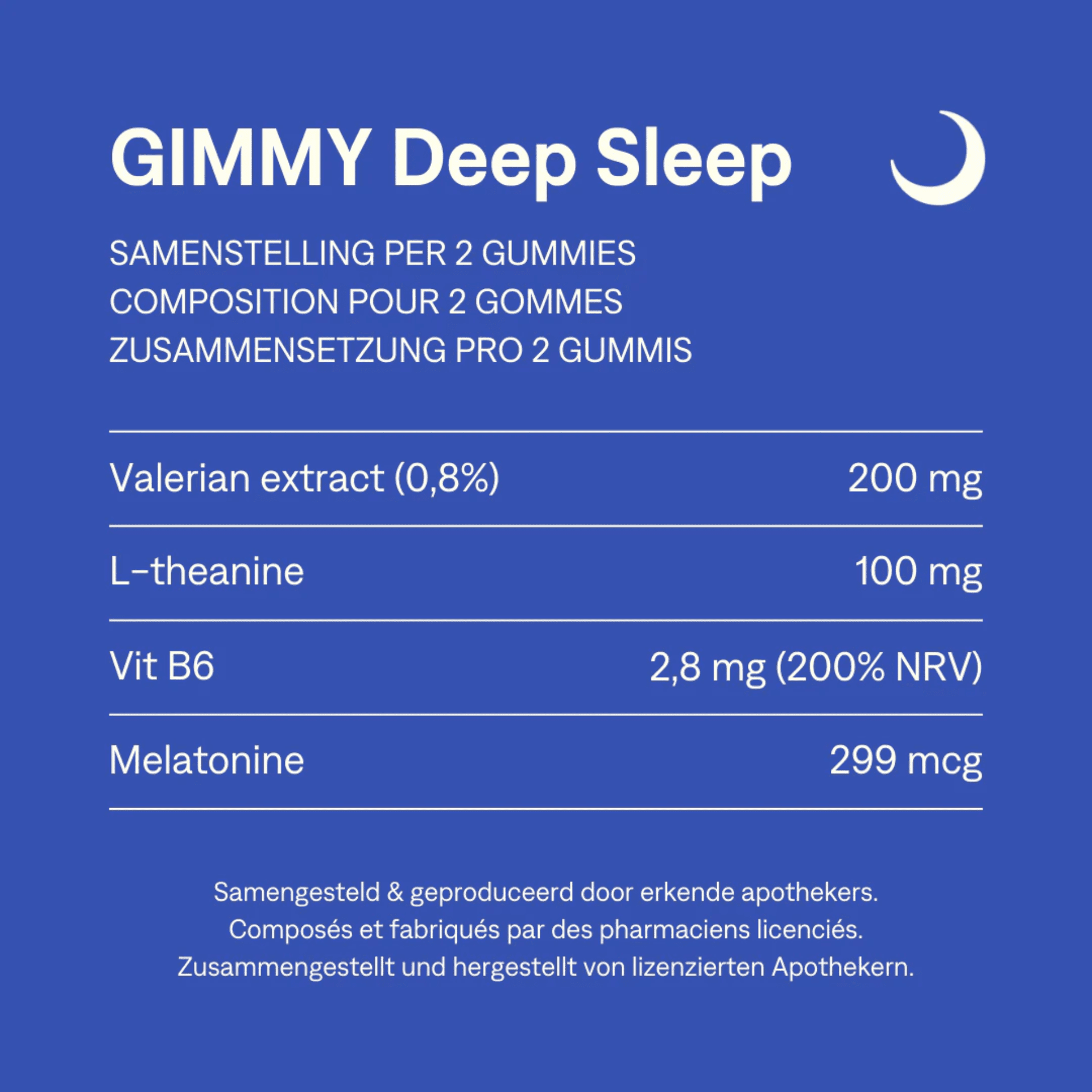 Gimmy Deep Sleep Gommes 60