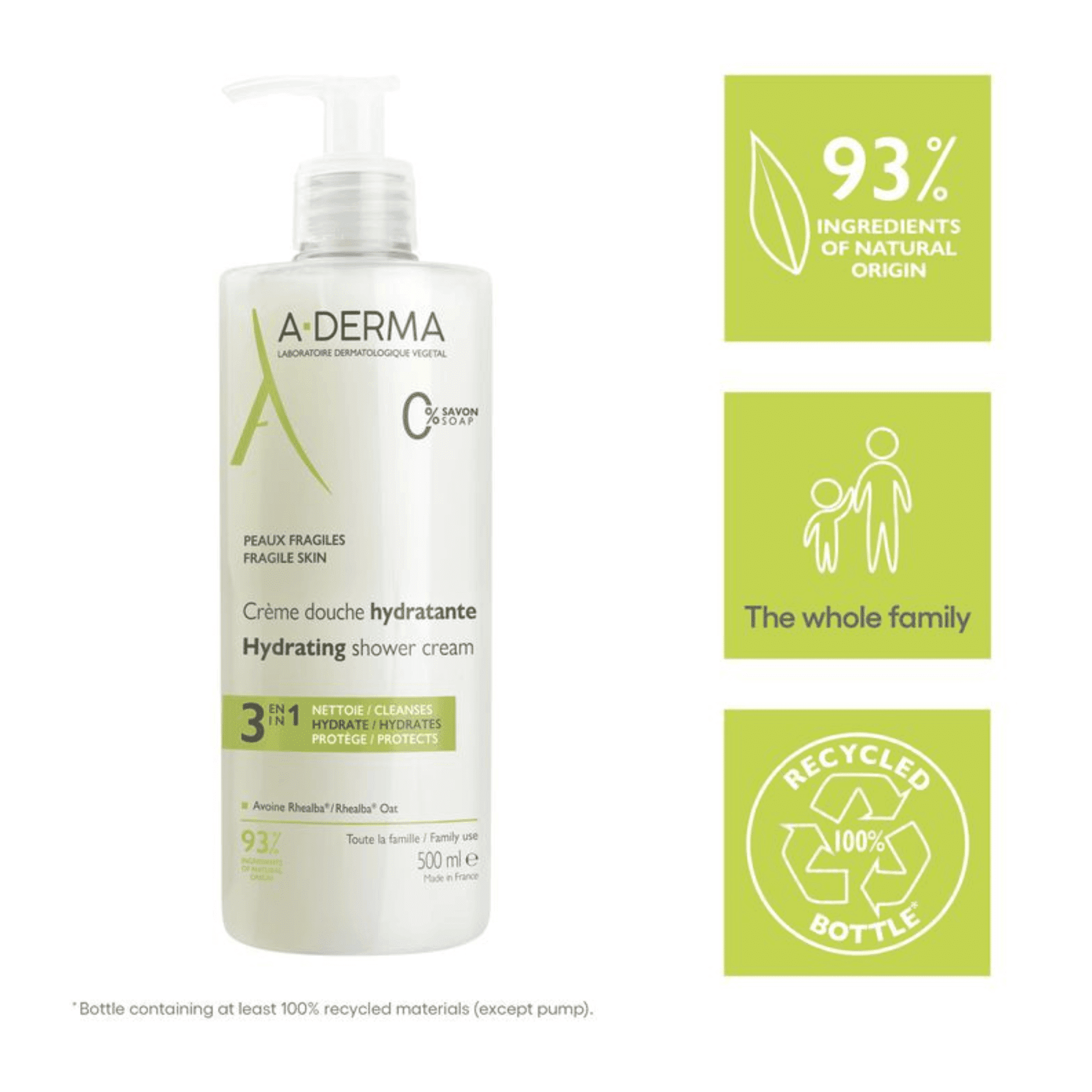 A-Derma Hydraterende Douchecrème A-Derma Hydraterende Douchecrème