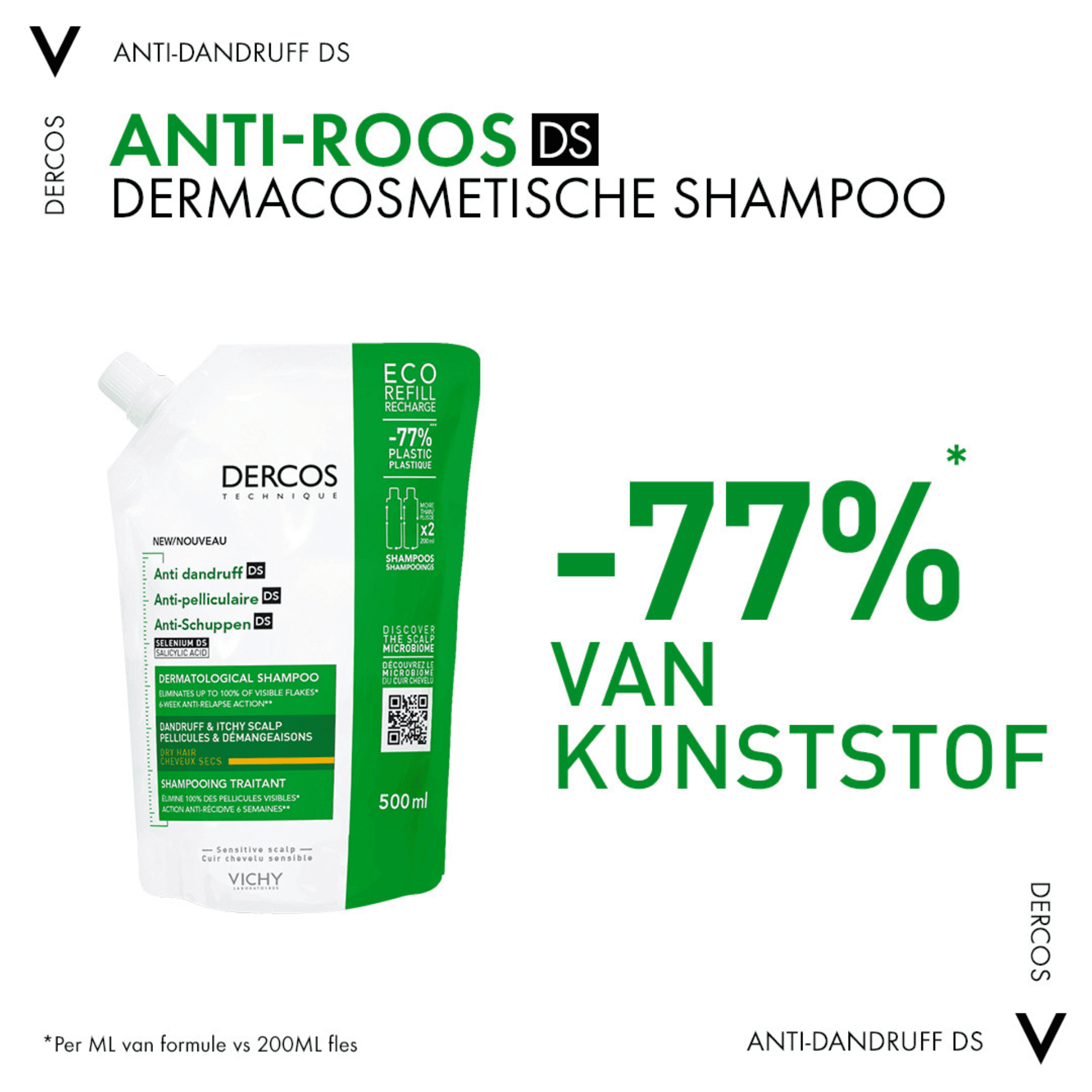 Vichy Dercos Anti-Roos DS Droog Haar