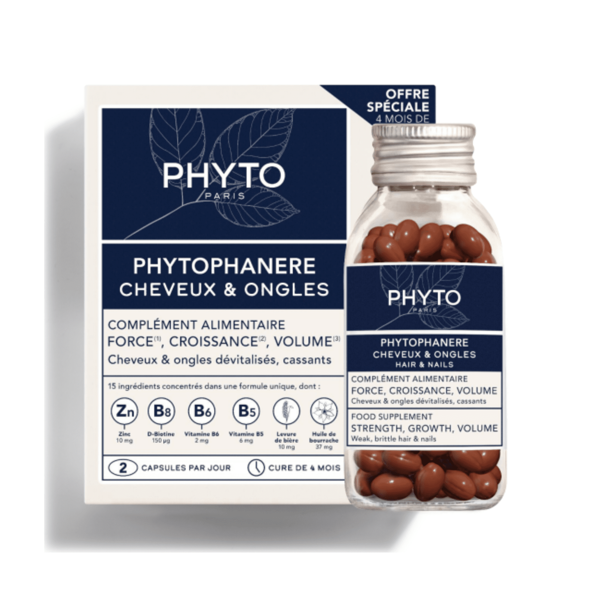 Phytophanere Haar & Nagels Duo 1 + 1 Phytophanere Haar & Nagels Duo 1 + 1
