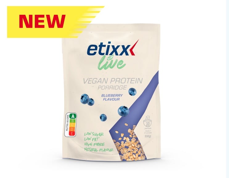 Etixx Live Vegan Protein Porr. Blueberry Pdr 55g