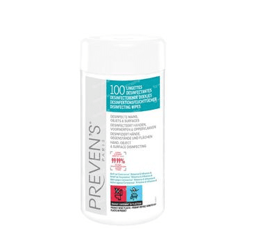 Preven's Paris Lingettes Desinfectantes 100 Preven's Paris Lingettes Desinfectantes 100