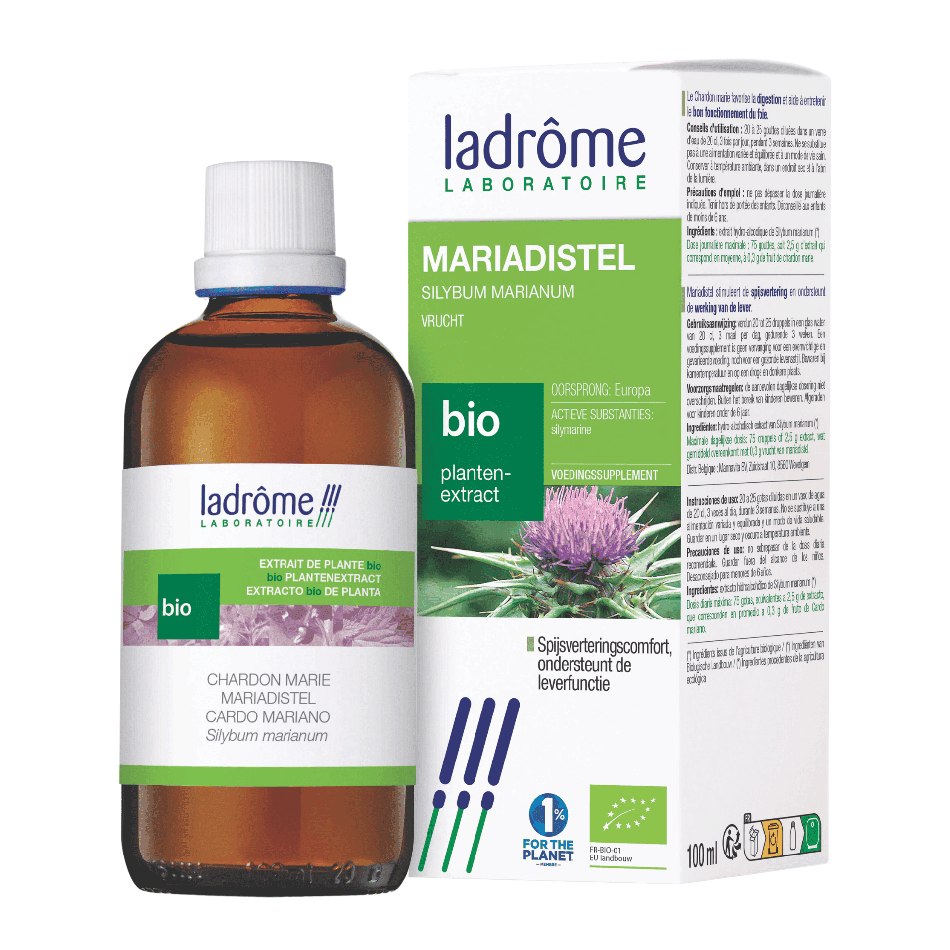 Ladrome Silybum Marianum/chardon Marie 100ml Ladrome Silybum Marianum/chardon Marie 100ml