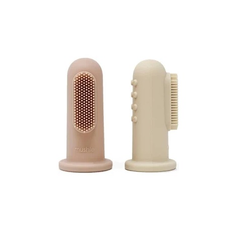 Mushie Brosse Dent Bebe Duo Blush 2 Mushie Brosse Dent Bebe Duo Blush 2